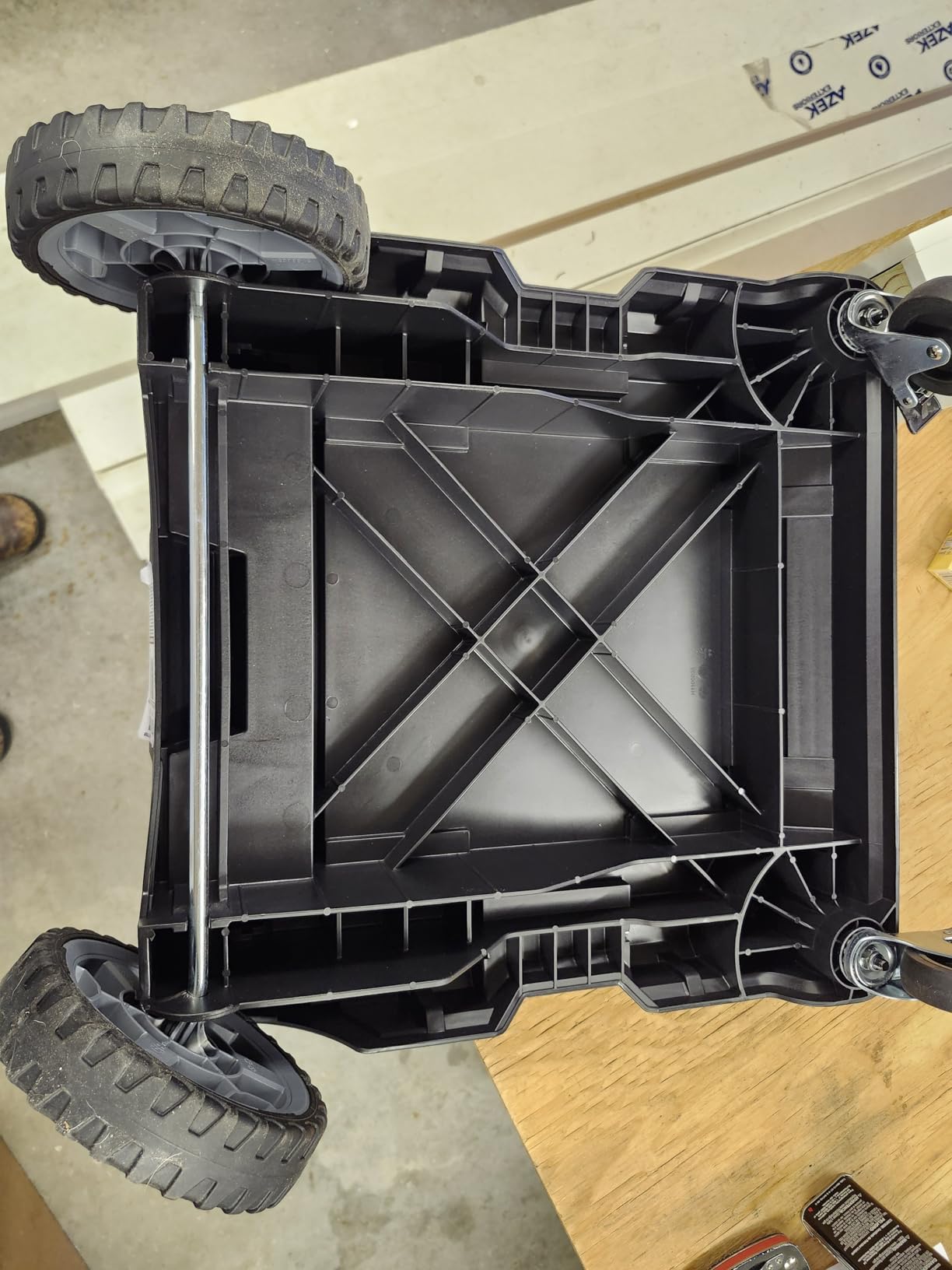 DEWALT TSTAK Trolley Cart with Handle, Swivel 360°, Capacity of Up to 200 lbs (DWST17888) - Customer Photo 1