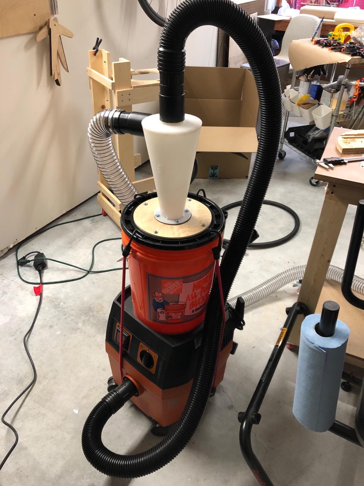 Fein Turbo I Wet/Dry Dust Extractor, Ultra-Quiet Vacuum - 5.8-Gallon Capacity, 151 CFM Suction, Anti-Static System, 13 ft Hose, 19 ft Cord, Includes Hose and Filter - 92035236090 - Customer Photo 2