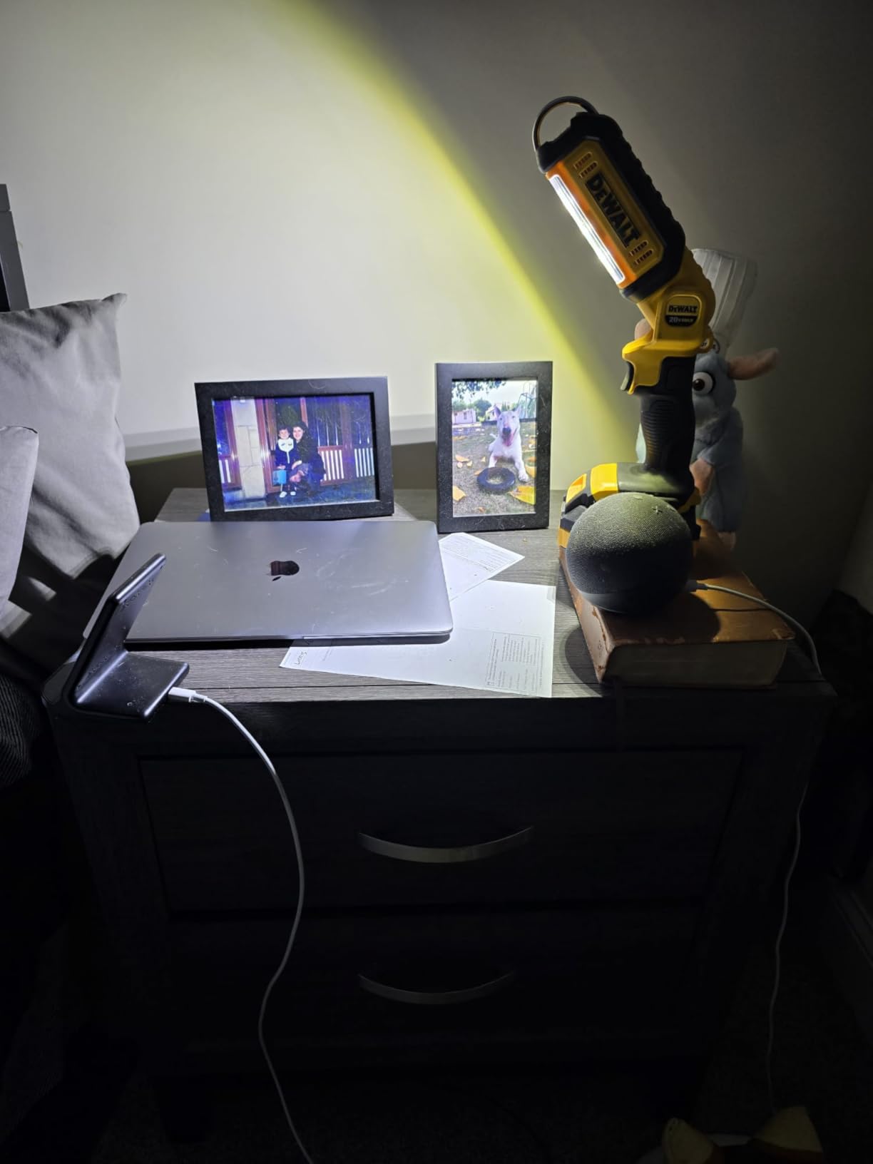 DEWALT 20V MAX LED Work Light, Rechargeable Flashlight, Pivoting Head, Bare Tool Only customer photo 2