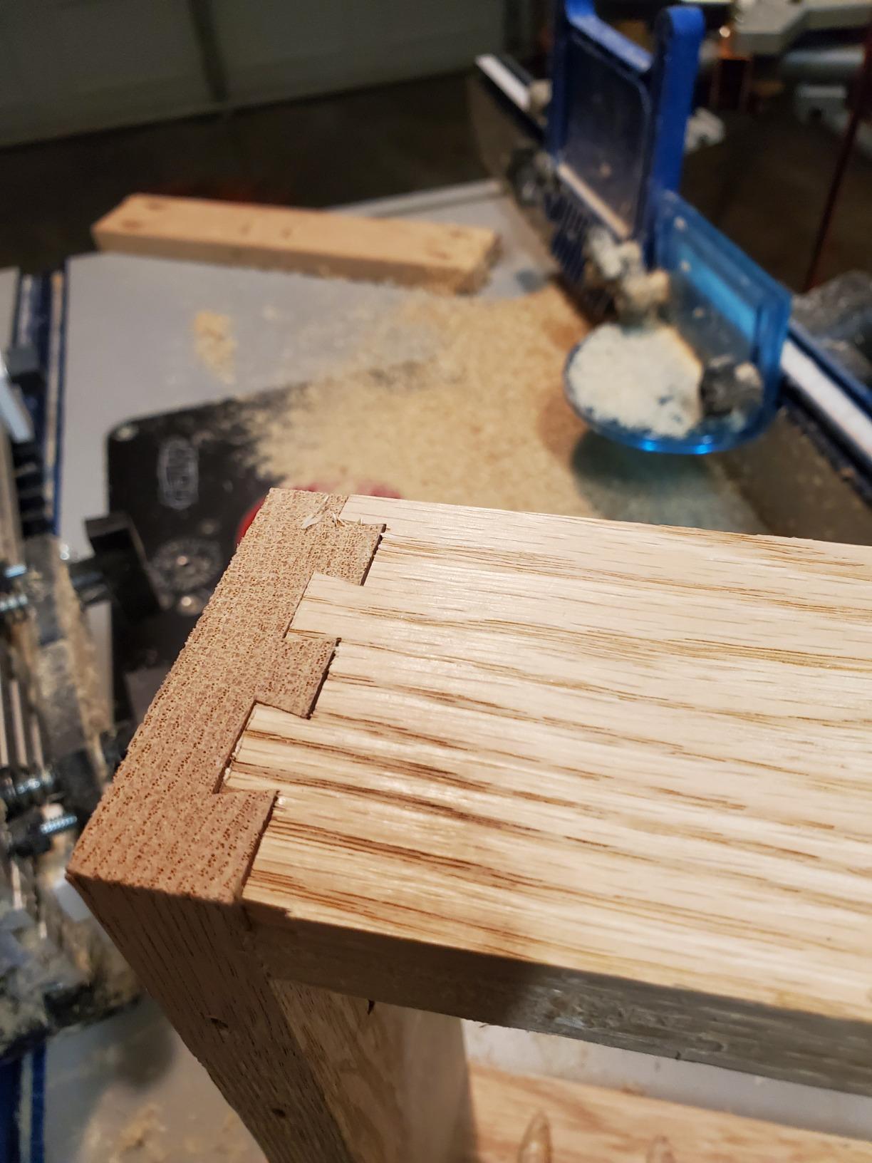 Woodhaven 7660 Large Half-Blind Router Table Dovetail Jig - Professional Woodworking Tool, CNC Machined Phenolic Template, Cuts 1/2