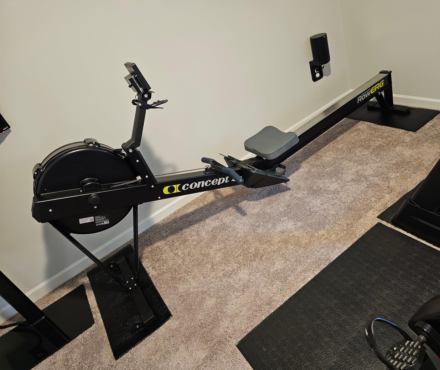Concept2 RowErg Indoor Rowing Machine - PM5 Monitor, Device Holder, Adjustable Air Resistance, Easy Storage - Customer Photo 1