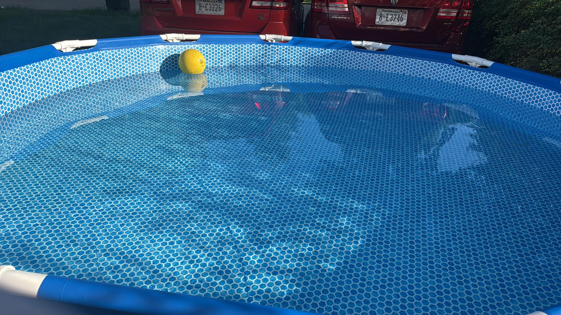 INTEX 28211EH Metal Frame Above Ground Swimming Pool Set: 12ft x 30in – Includes 530 GPH Cartridge Filter Pump – Puncture-Resistant Material – Rust Resistant – 1718 Gallon Capacity - Customer Photo 2