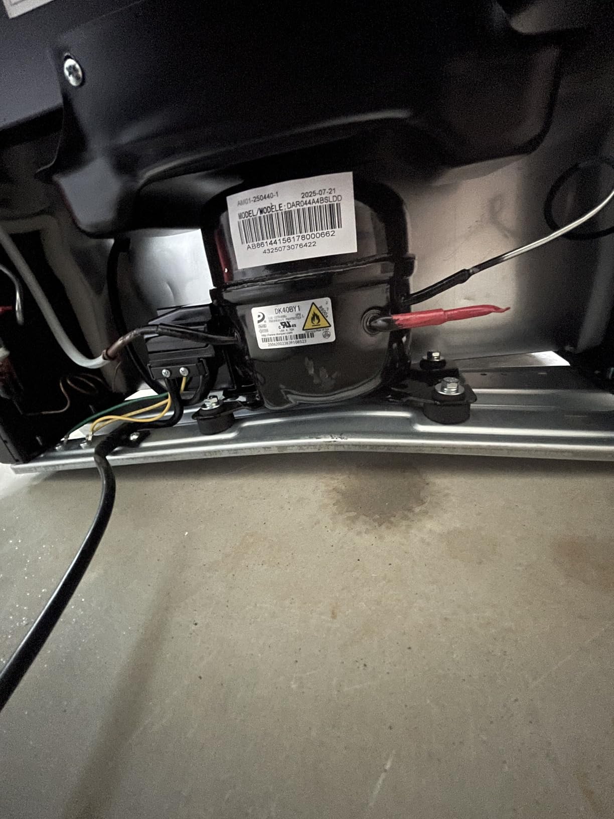 Danby DAR044A4BSLDD 4.4 cu. ft. Compact Fridge in Stainless Steel - Customer Photo 1