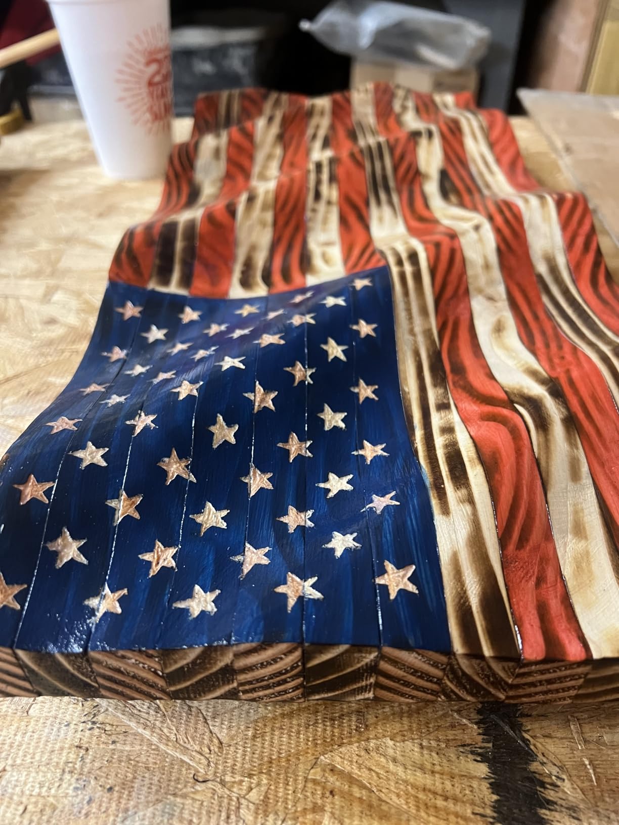 Varathane Triple Thick Polyurethane Clear Wood Finish | Self-Leveling Formula | Scratch And Stain Resistance | Durability In One Coat | Gloss | Quart - Customer Photo 1