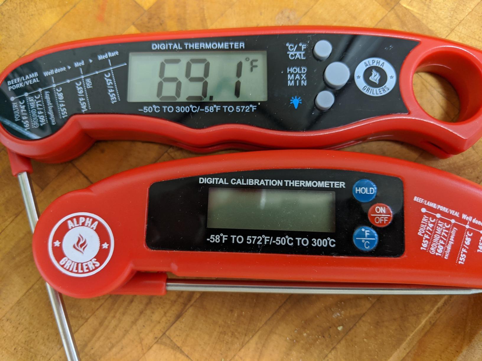 Alpha Grillers Meat Thermometer Digital - Instant Read Food Thermometer for Cooking & Grilling - Professional Kitchen Gift for Men, Dad & Mom customer photo 1