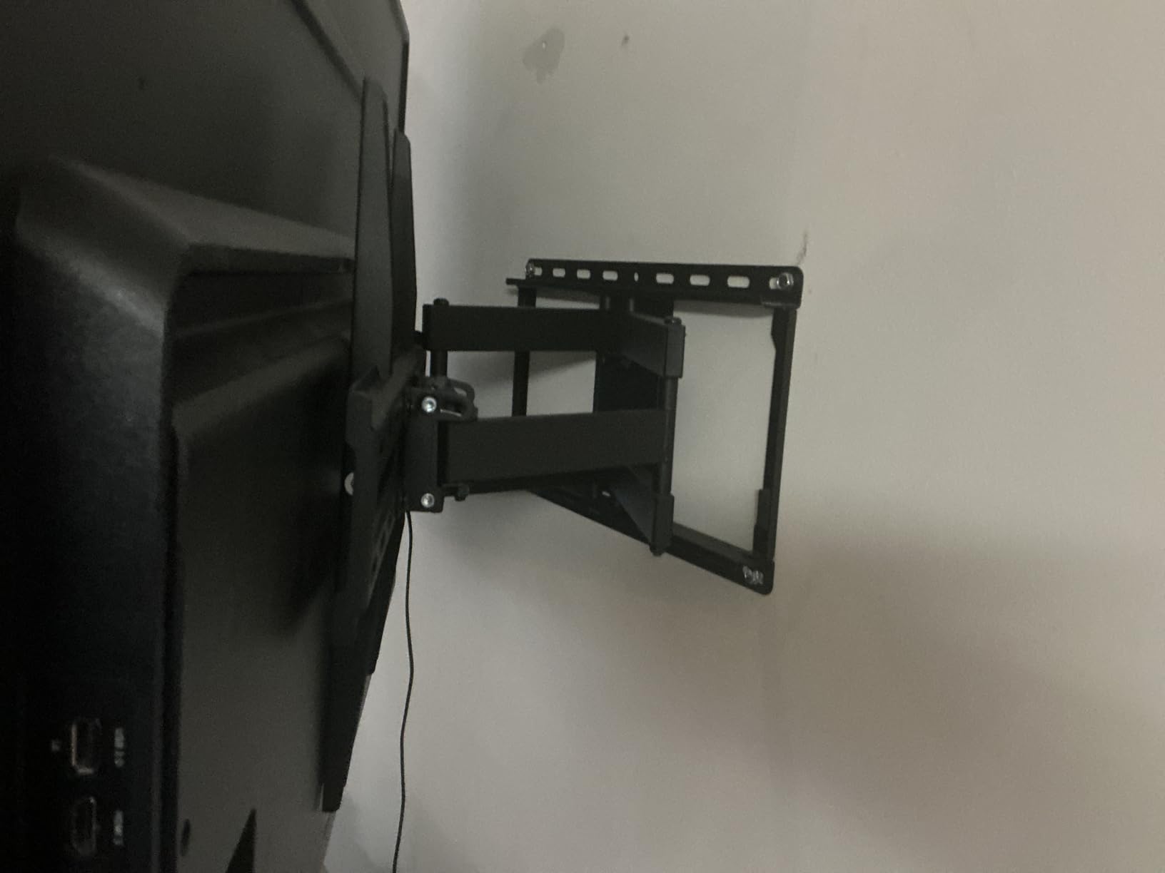 Mounting Dream TV Wall Mount for 32-65 Inch Television,Mount with Swivel and Tilt, Full Motion Bracket with Articulating Dual Arms, Fits 16inch Studs, Max VESA 400X400 mm, 99lbs, MD2380 - Customer Photo 1