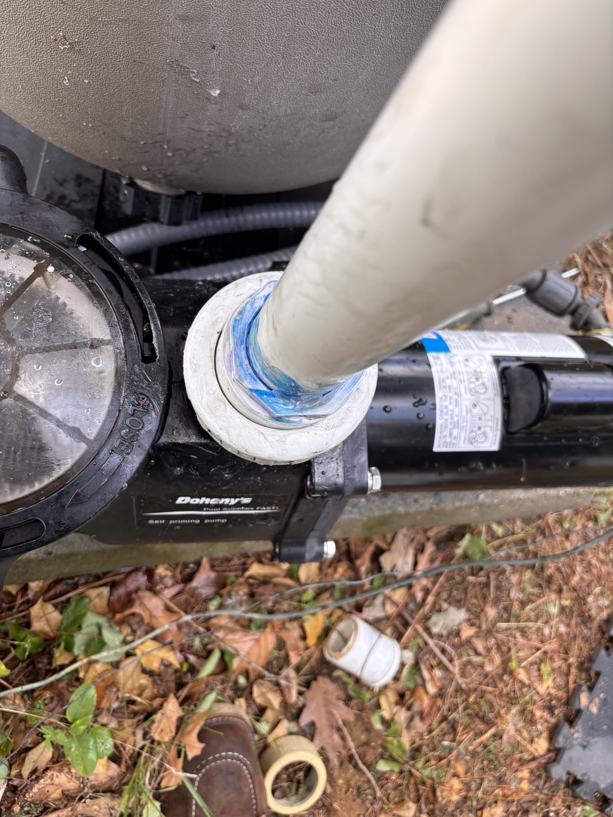 Doheny's Inground Swimming Pool Pro Pump | 1.5 HP, 115V/230V, 97 GPM | Self-Priming, Heavy-Duty, Low-Noise, High-Efficiency | Stainless Steel Shaft, Reinforced Thermoplastic, CSA & ETL Certified - Customer Photo 2