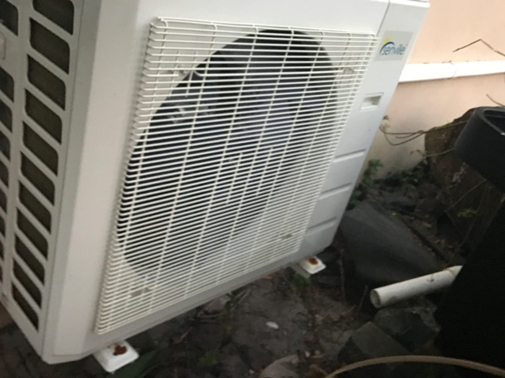 Senville LETO Series Mini Split Air Conditioner Heat Pump, 18000 BTU 208/230V, Inverter, Works with Alexa, SEER2 19, 1.5 Ton, White - Customer Photo 1