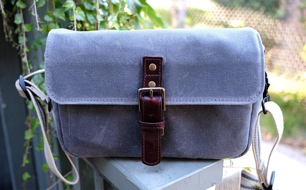 ONA - The Bowery - Camera Messenger Bag - Smoke Waxed Canvas (ONA5-014GR) - Customer Photo 1