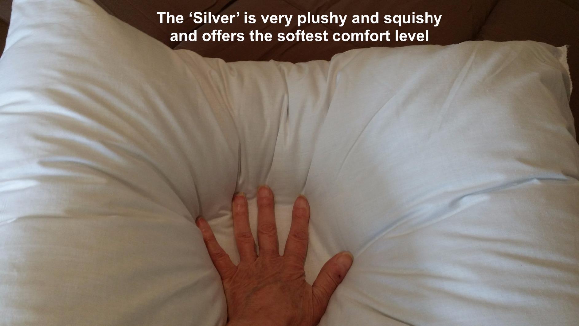 Digital Decor 100% Cotton Luxury Hotel Pillows Standard Size Set of 2, Cooling Down Alternative Bed Pillows for Sleeping, Hypoallergenic Soft Pillows for Side & Back Sleepers, Made in USA, 26