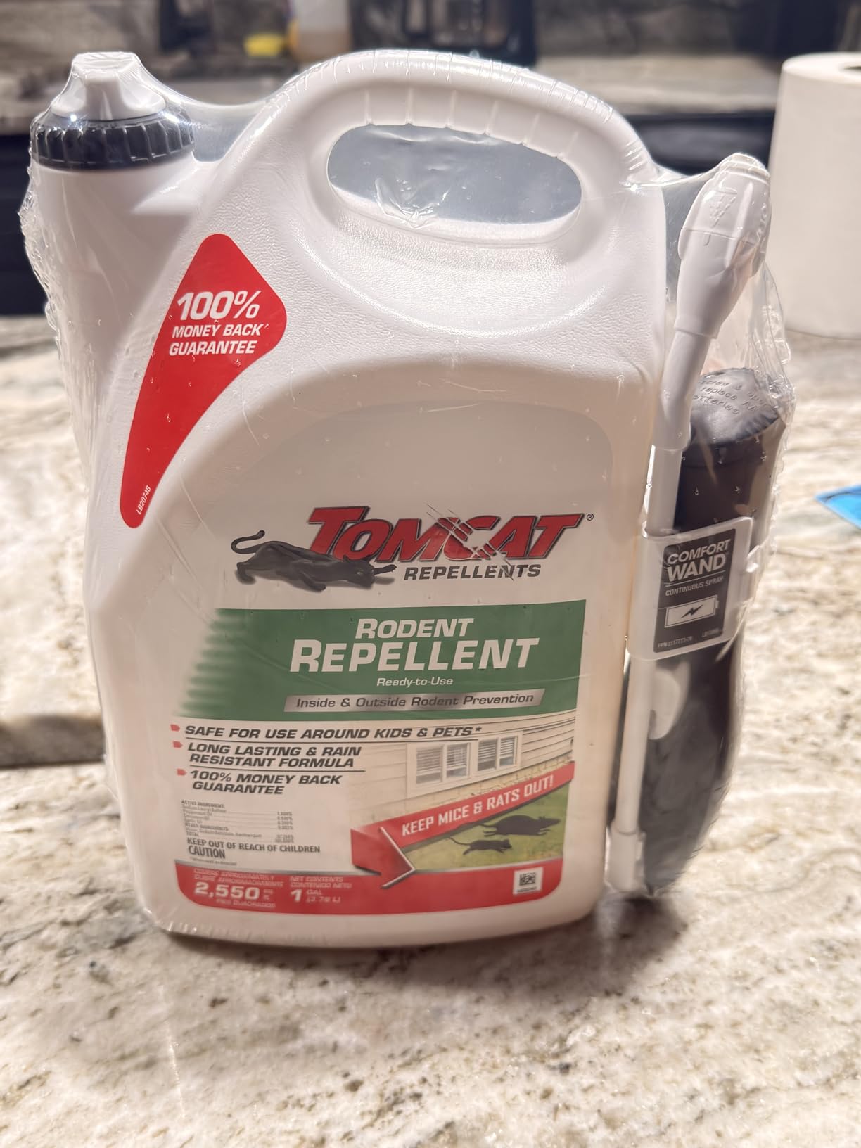 Tomcat Rodent Repellent for Indoor and Outdoor Mouse and Rat Prevention, Continuous Spray, 14 oz. - Customer Photo 1