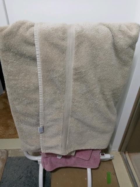 Homeleader Towel Warmer and Drying Rack, Heated Towel Rack, Wall Mount & Free Standing Towel Heater for Bathroom, 120W - Customer Photo 1