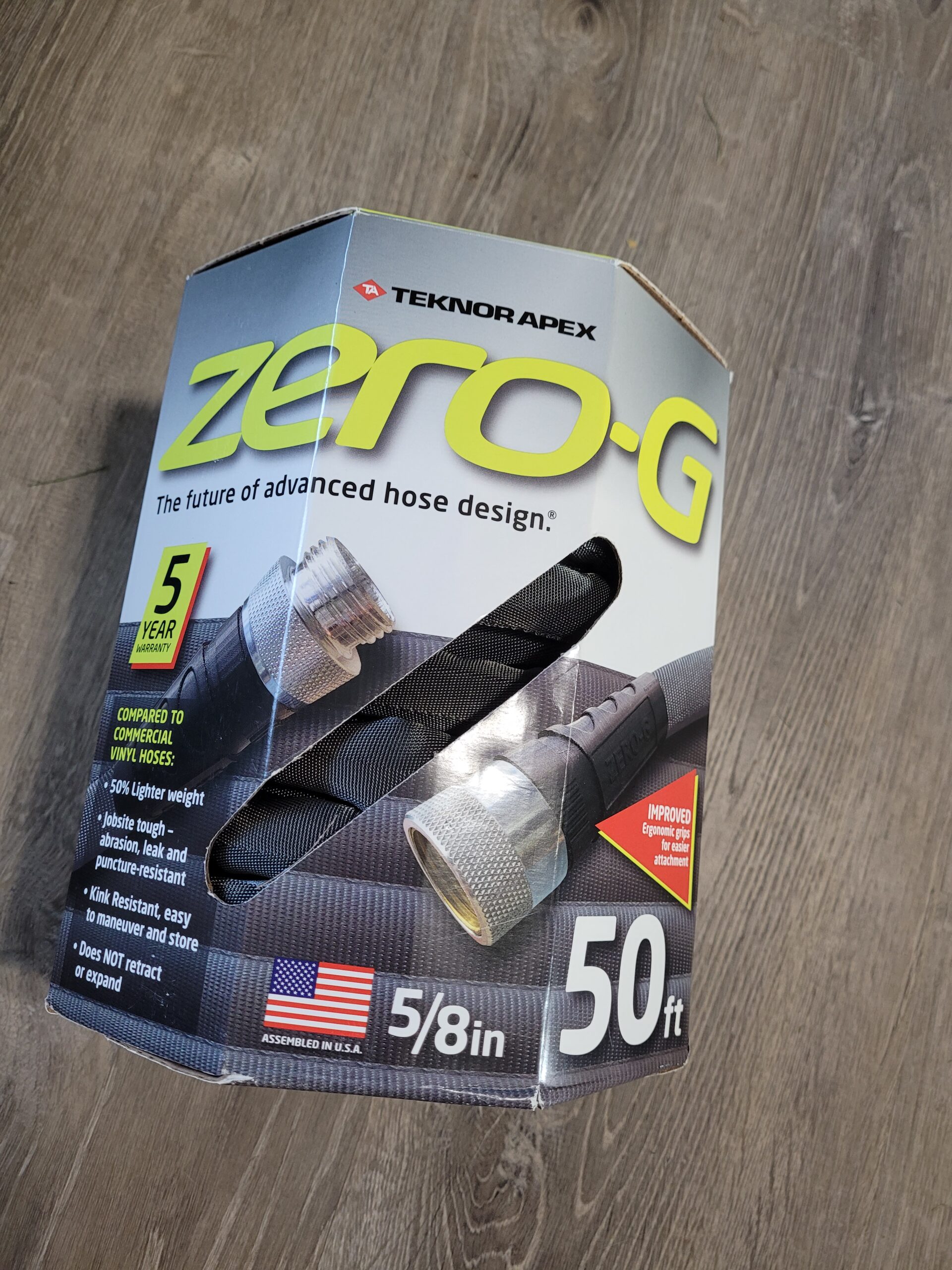 zero-G 4001-50 Lightweight, Ultra Flexible, Durable, Kink-Free Garden Hose, 5/8-Inch by 50-Feet - Customer Photo 1