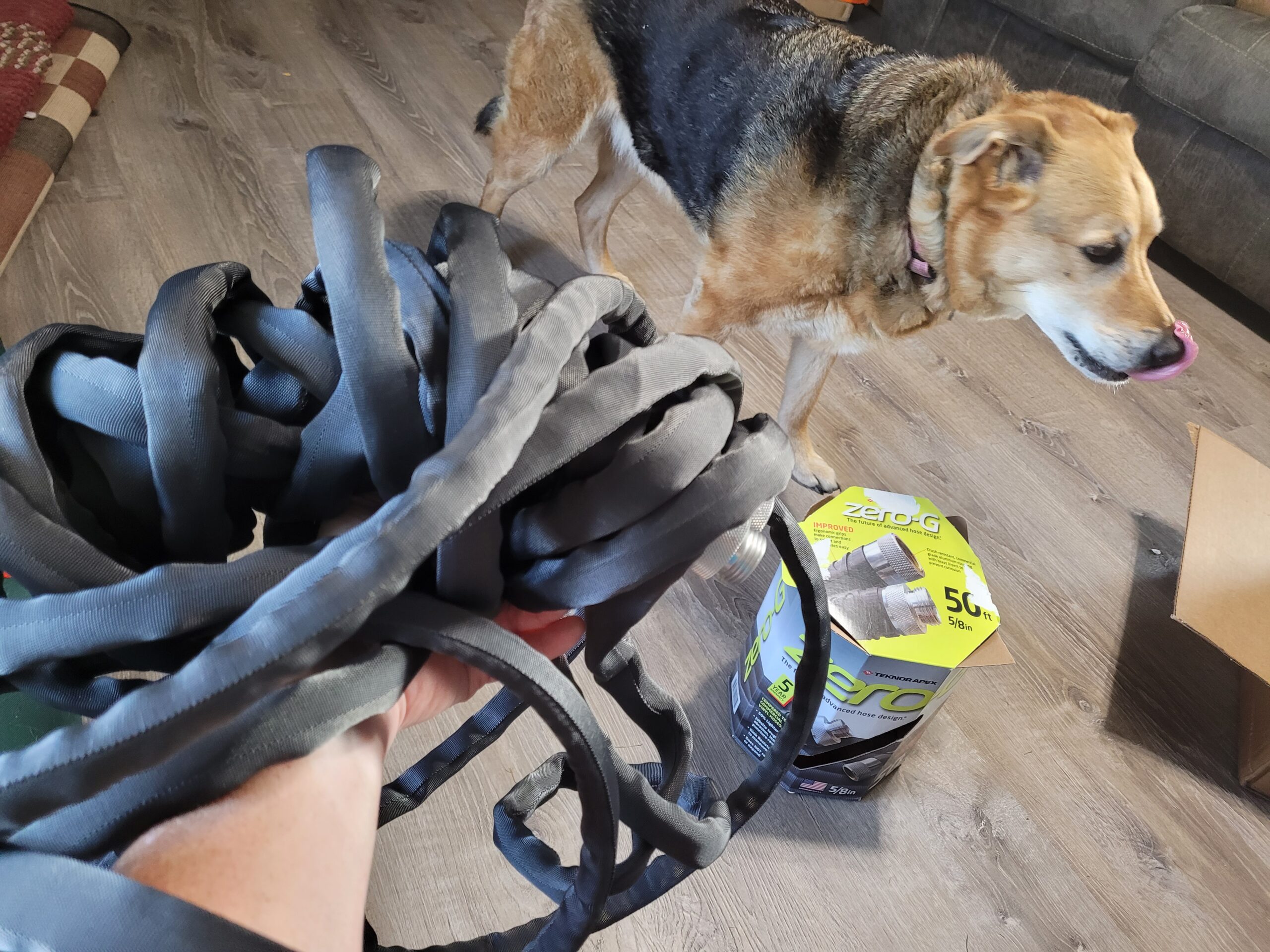 zero-G 4001-50 Lightweight, Ultra Flexible, Durable, Kink-Free Garden Hose, 5/8-Inch by 50-Feet - Customer Photo 2