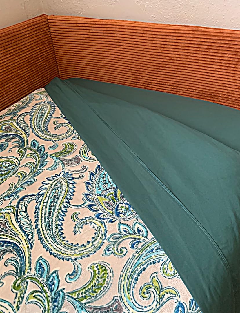 Amazon Basics 4 Piece Microfiber Lightweight Wrinkle-free Breathable Bed Sheet Set, Super Soft Easy Care, 14