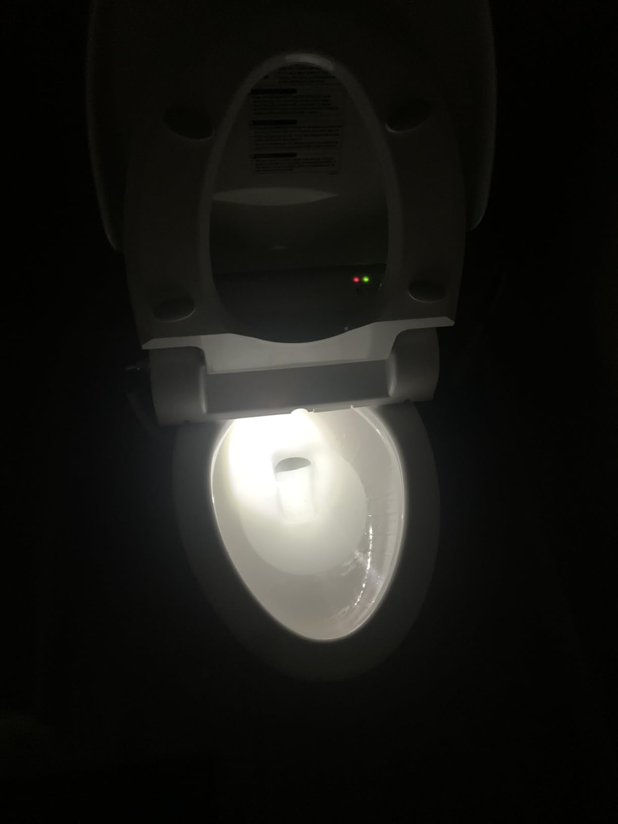 ALPHA BIDET JX2 Elongated Bidet Toilet Seat, White, Endless Warm Water, Bowl Mist, LED Light, Quiet Operation, Wireless Remote, Stainless Steel Nozzle, Sittable Lid, 3 Year Warranty - Customer Photo 4