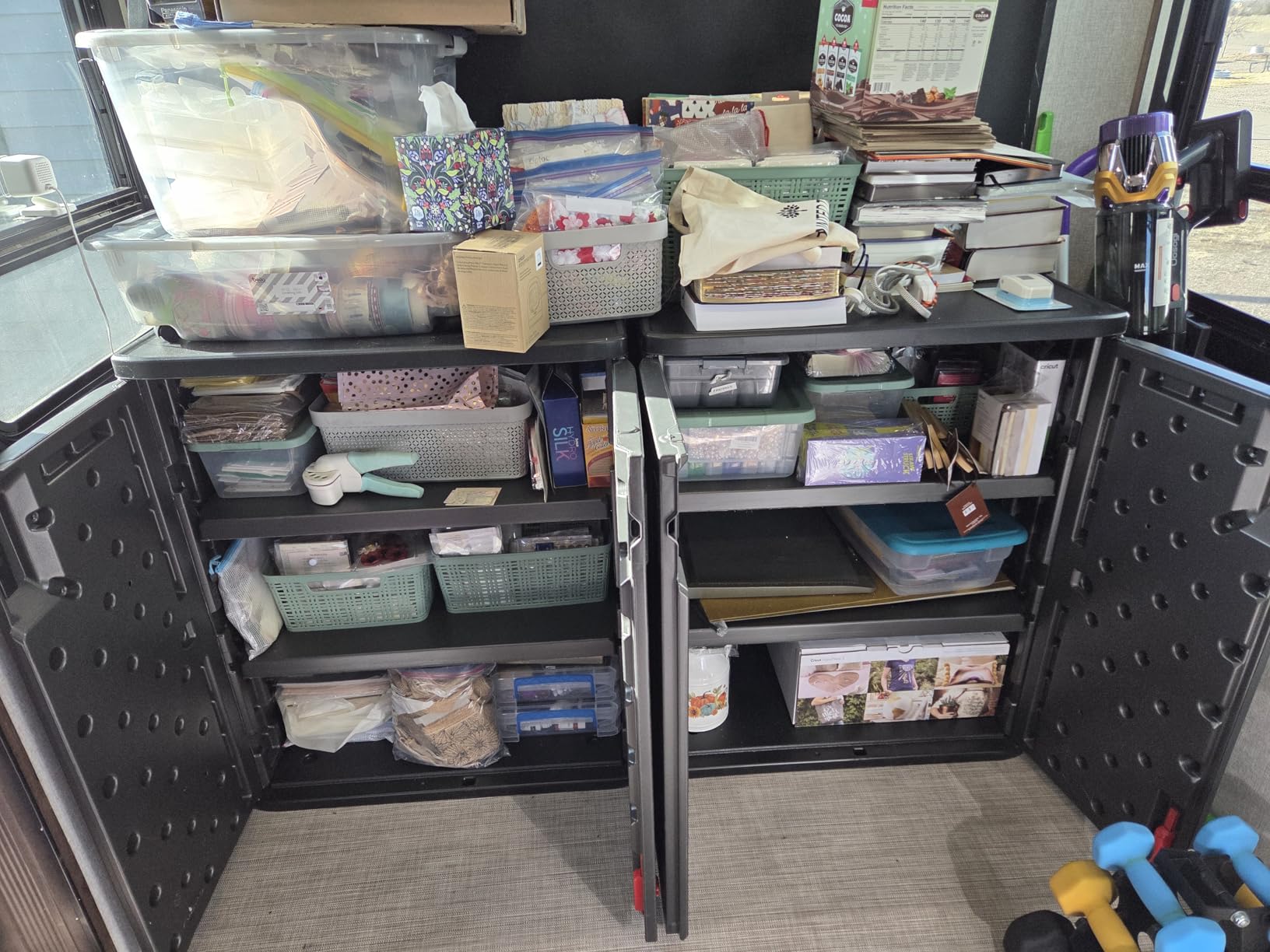 Suncast Heavy-Duty Resin Outdoor Storage Cabinet, 30