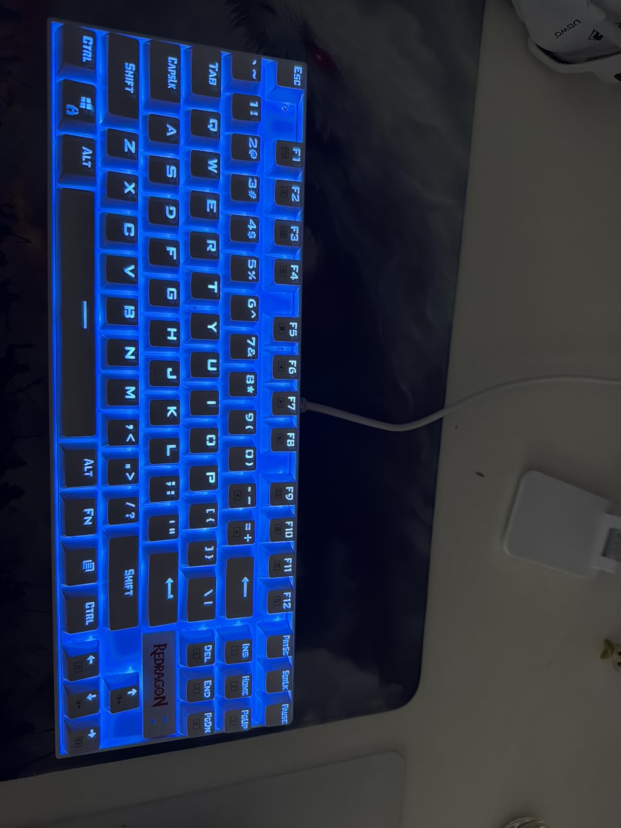 Redragon K552 Mechanical Gaming Keyboard, 87-Key Compact, LED Gaming Keyboard with Red Switches, Anti-Ghosting, Metal Frame for PC Gaming & Typing, Beginner-Friendly (Black) - Customer Photo 1