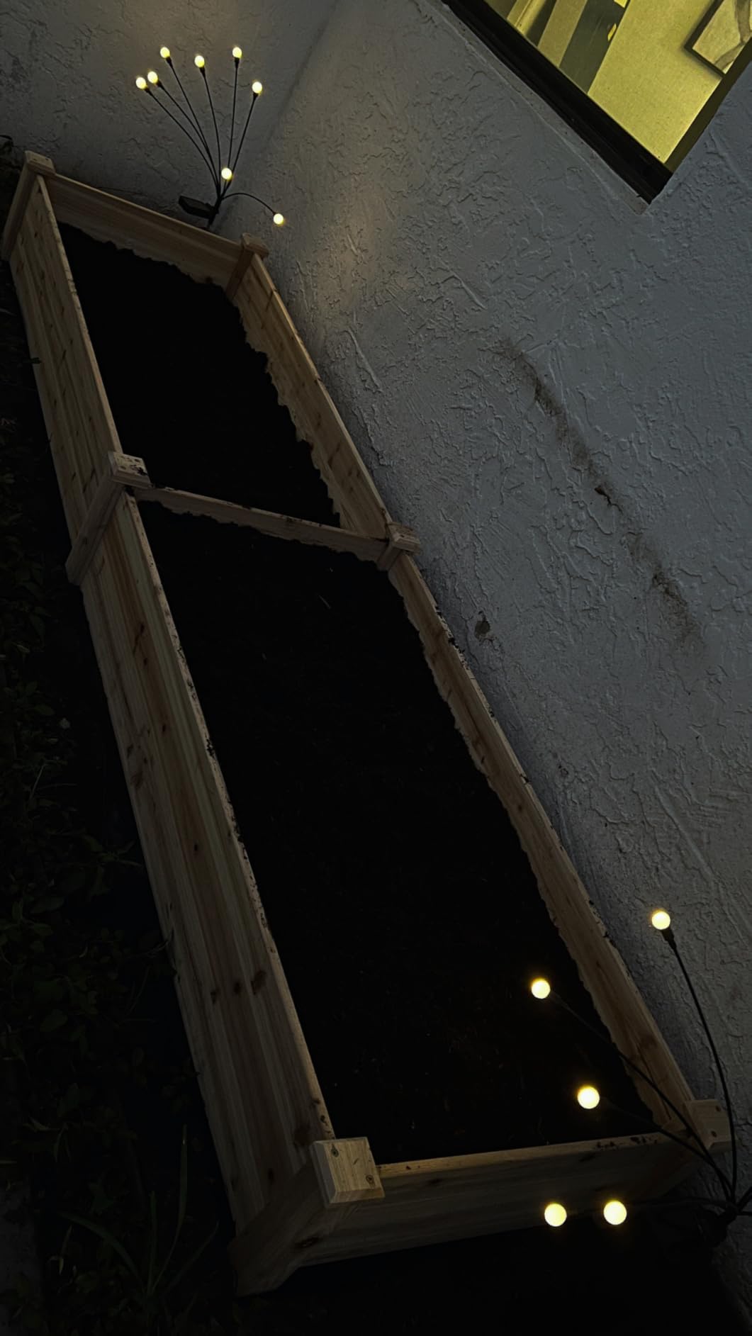 Best Choice Products 8x2ft Outdoor Wooden Raised Garden Bed Planter for Vegetables, Grass, Lawn, Yard - Natural - Customer Photo 1