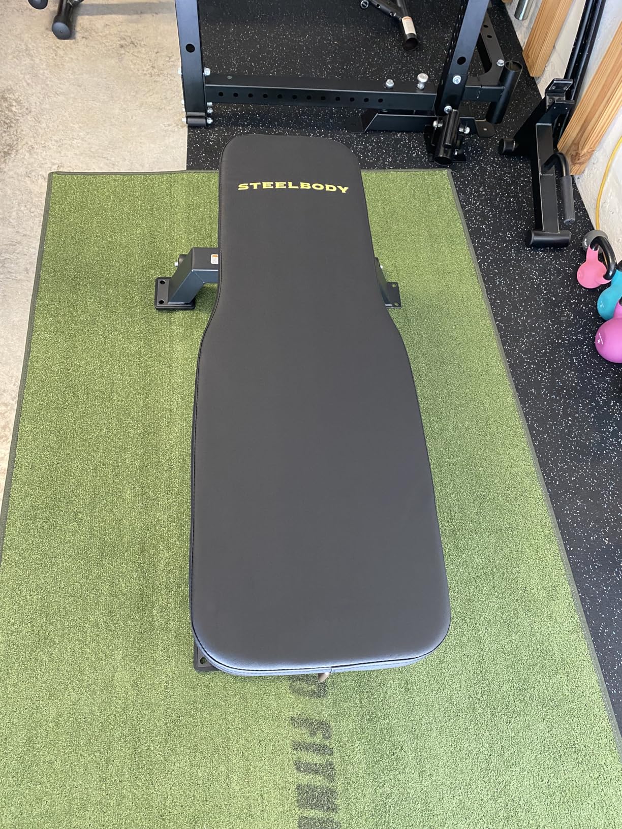 Steelbody Deluxe Utility Weight Bench for Home Gym Weightlifting and Strength Training - Customer Photo 2