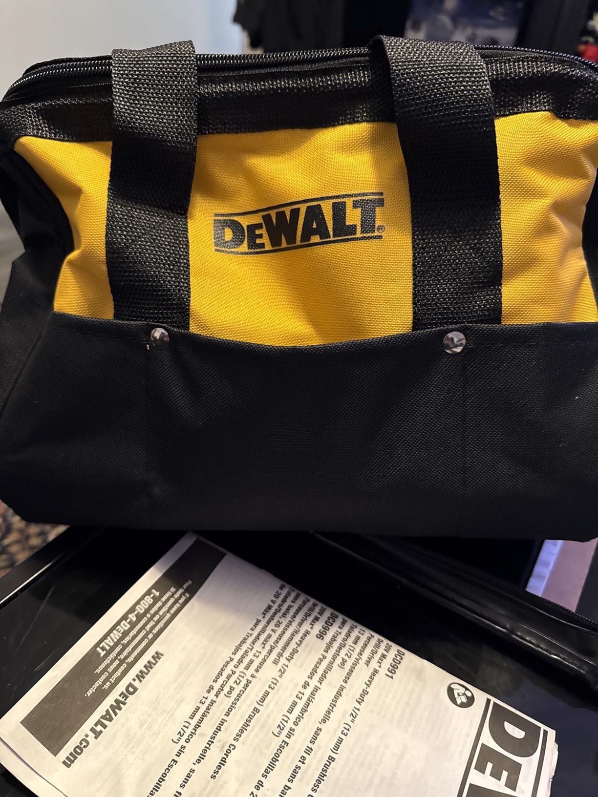 DEWALT 20V MAX Hammer Drill and Impact Driver, Power Tool Combo Kit with 2 Batteries and Charger, Cordless Brushless XR Premium 4.0Ah, LED Light, Tool Bag (DCK299M2) - Customer Photo 1