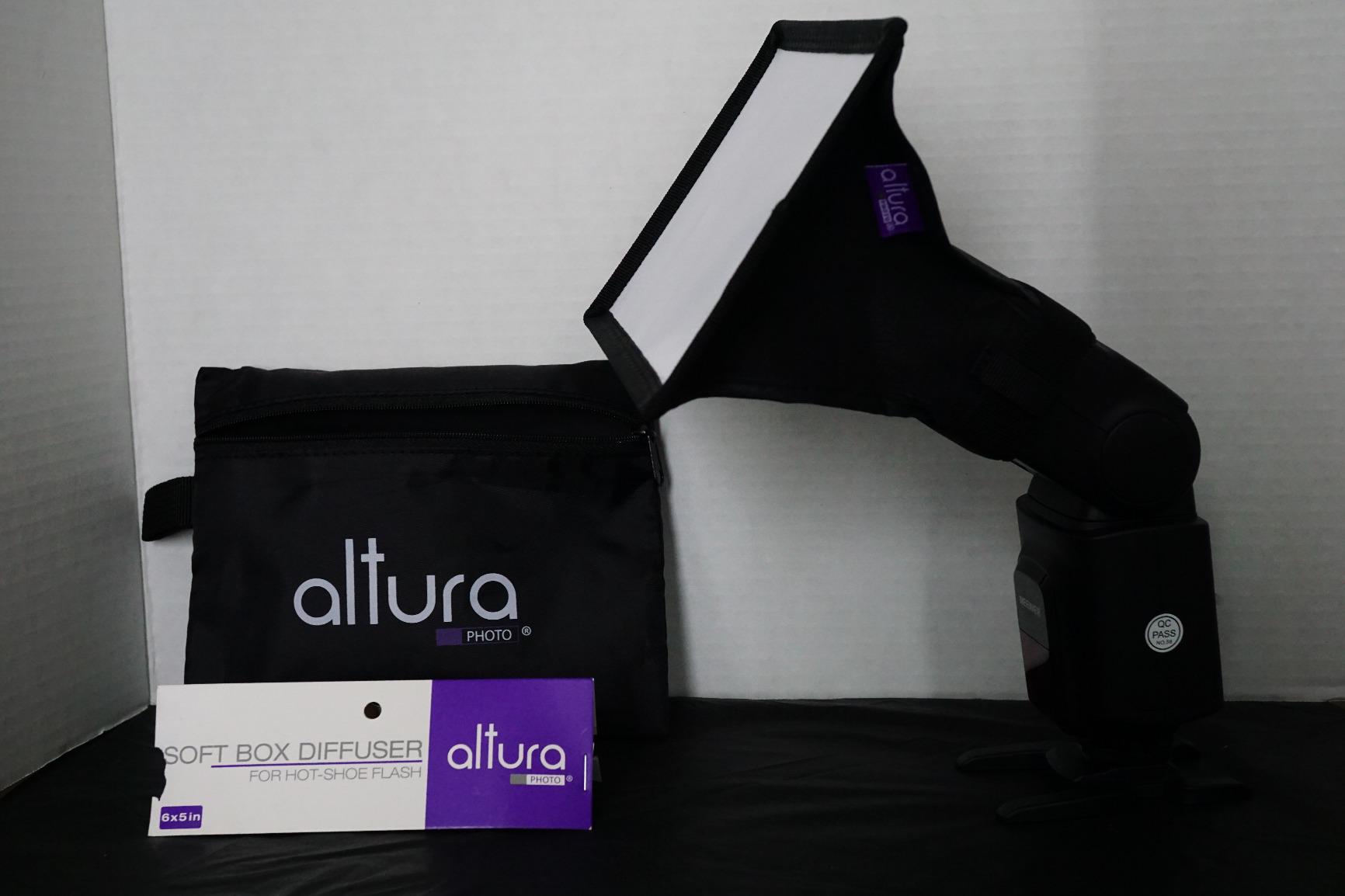 Altura Photo Flash Diffuser Light Softbox 6x5 (Universal, Collapsible with Storage Pouch) for Canon, Yongnuo and Nikon Speedlight customer photo 1