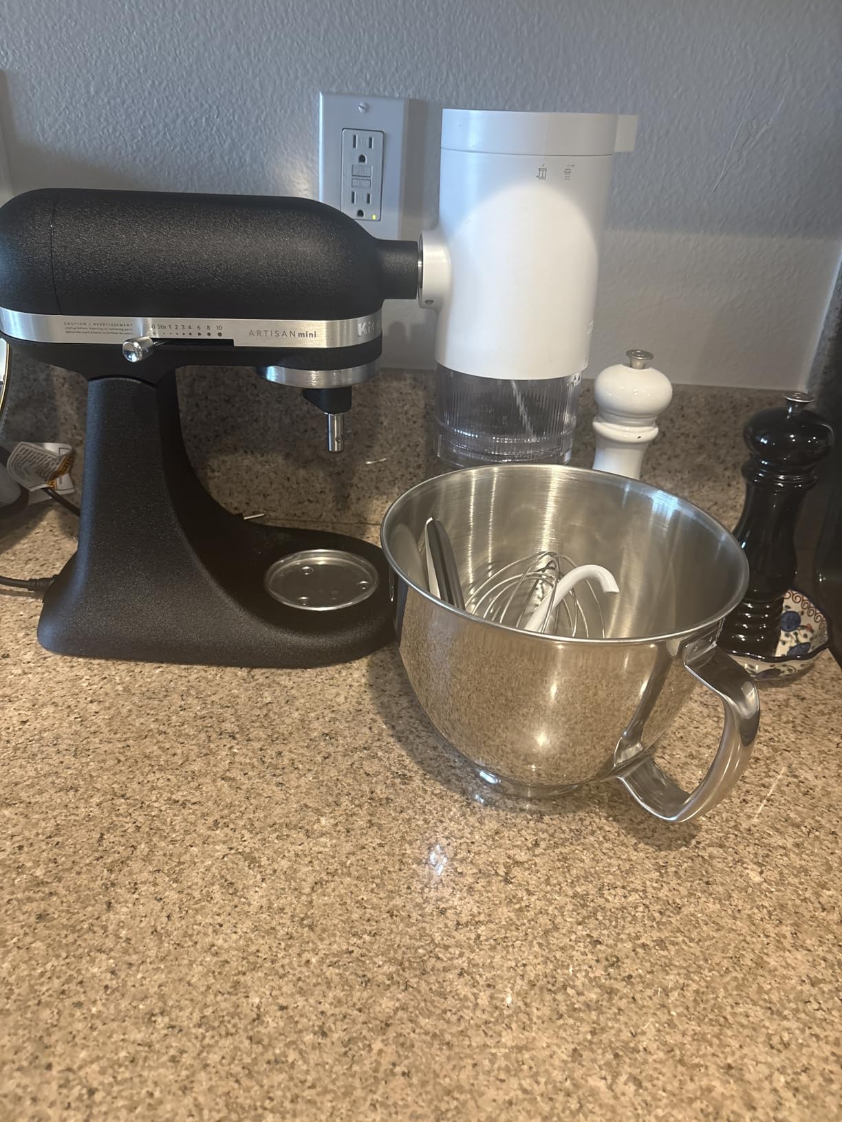 KitchenAid Artisan Mini 3.5 Quart Tilt-Head Stand Mixer - KSM3316X - Contour Silver - Customer Photo 2