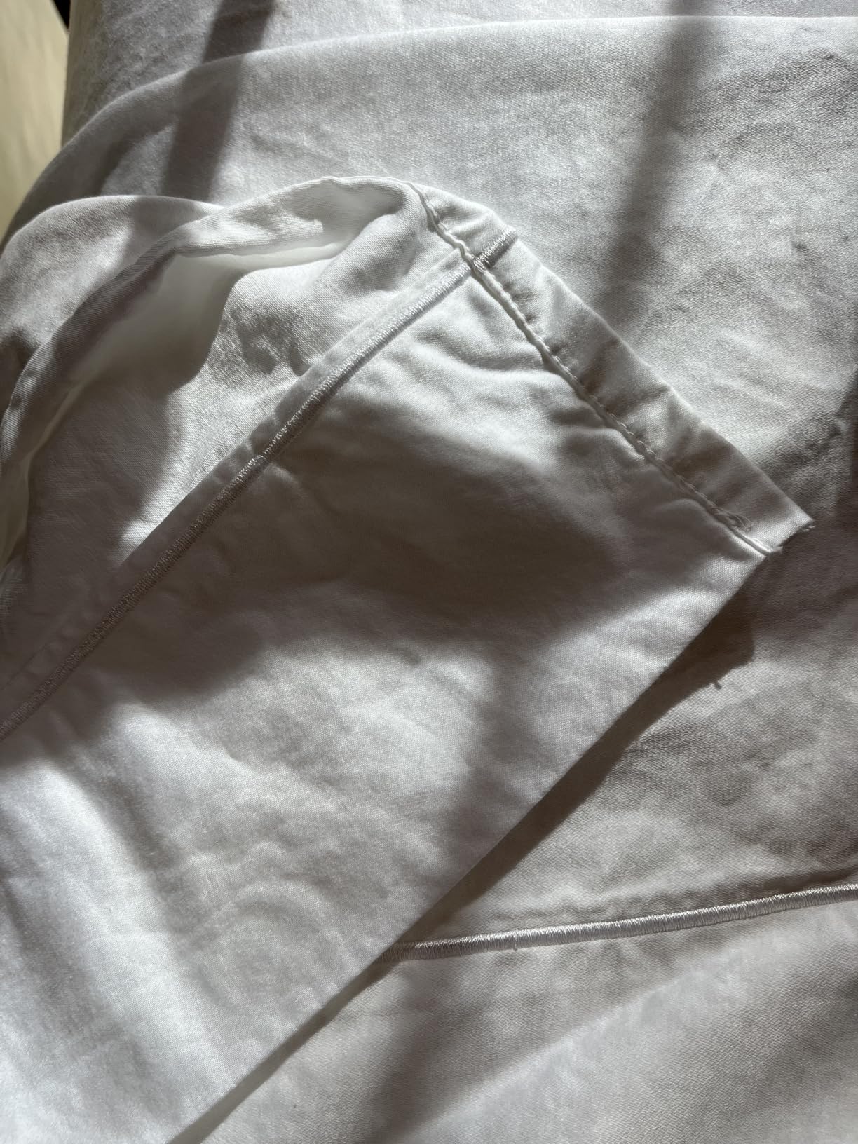 100% Egyptian Cotton Sheets Queen Size Bed Set, Deep Pocket Queen Sheet set, 800 Thread Count Cotton Bed Sheets, Naturally Cool Soft Breathable No Pill Elasticated Luxury White Bedding For All Seasons - Customer Photo 1