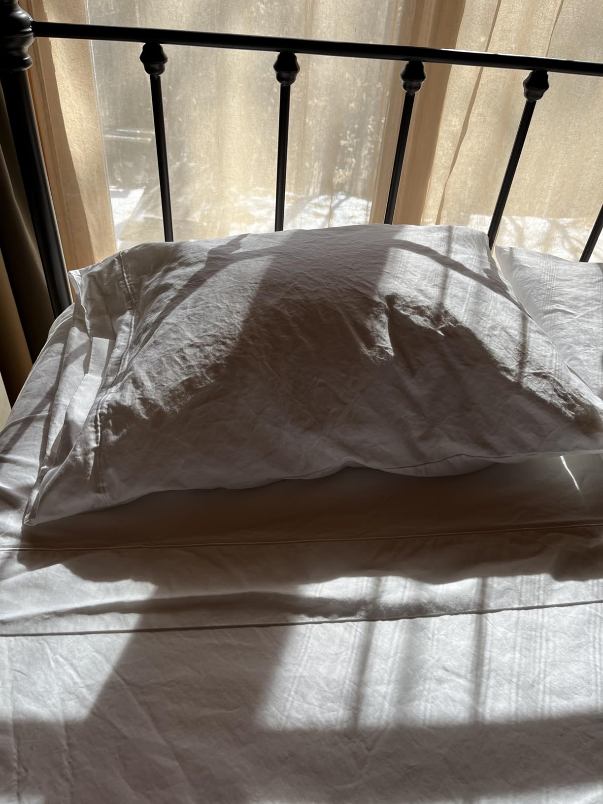 100% Egyptian Cotton Sheets Queen Size Bed Set, Deep Pocket Queen Sheet set, 800 Thread Count Cotton Bed Sheets, Naturally Cool Soft Breathable No Pill Elasticated Luxury White Bedding For All Seasons - Customer Photo 2