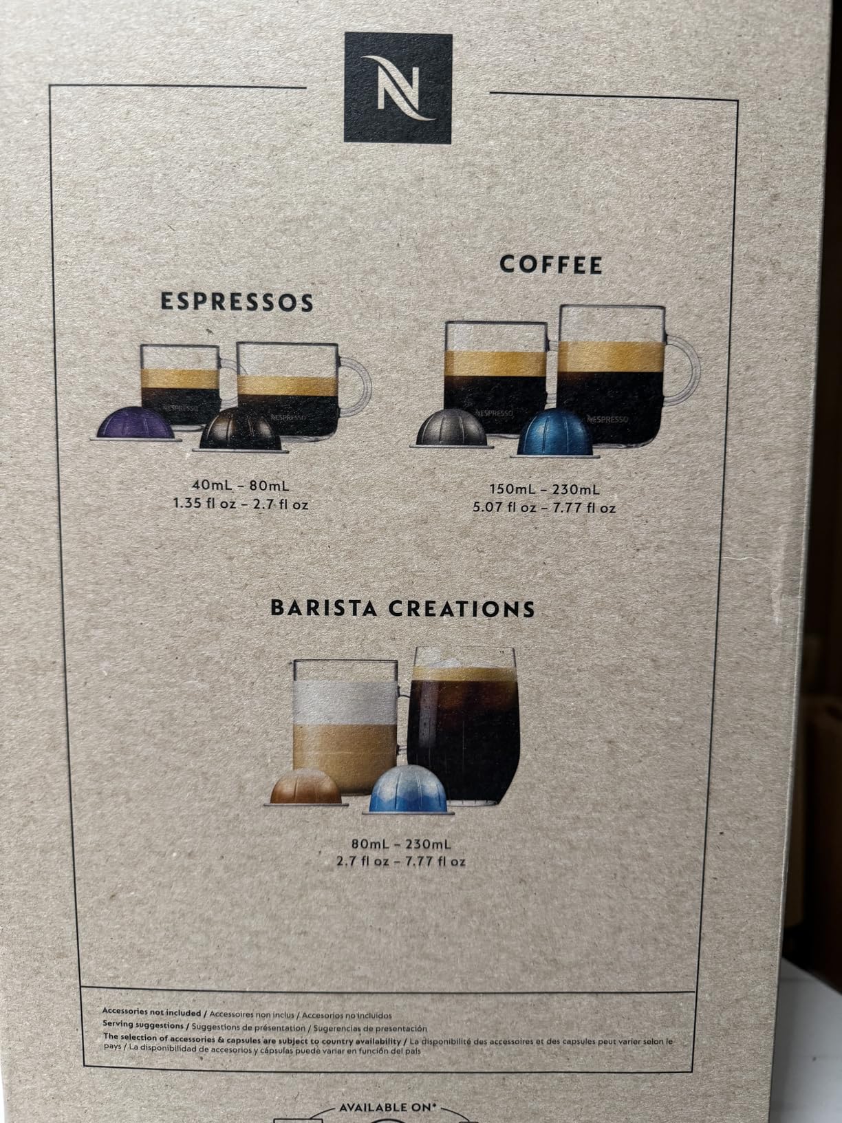 Nespresso Vertuo Plus Coffee and Espresso Maker by De'Longhi, Grey with Aeroccino Milk Frother - Customer Photo 3