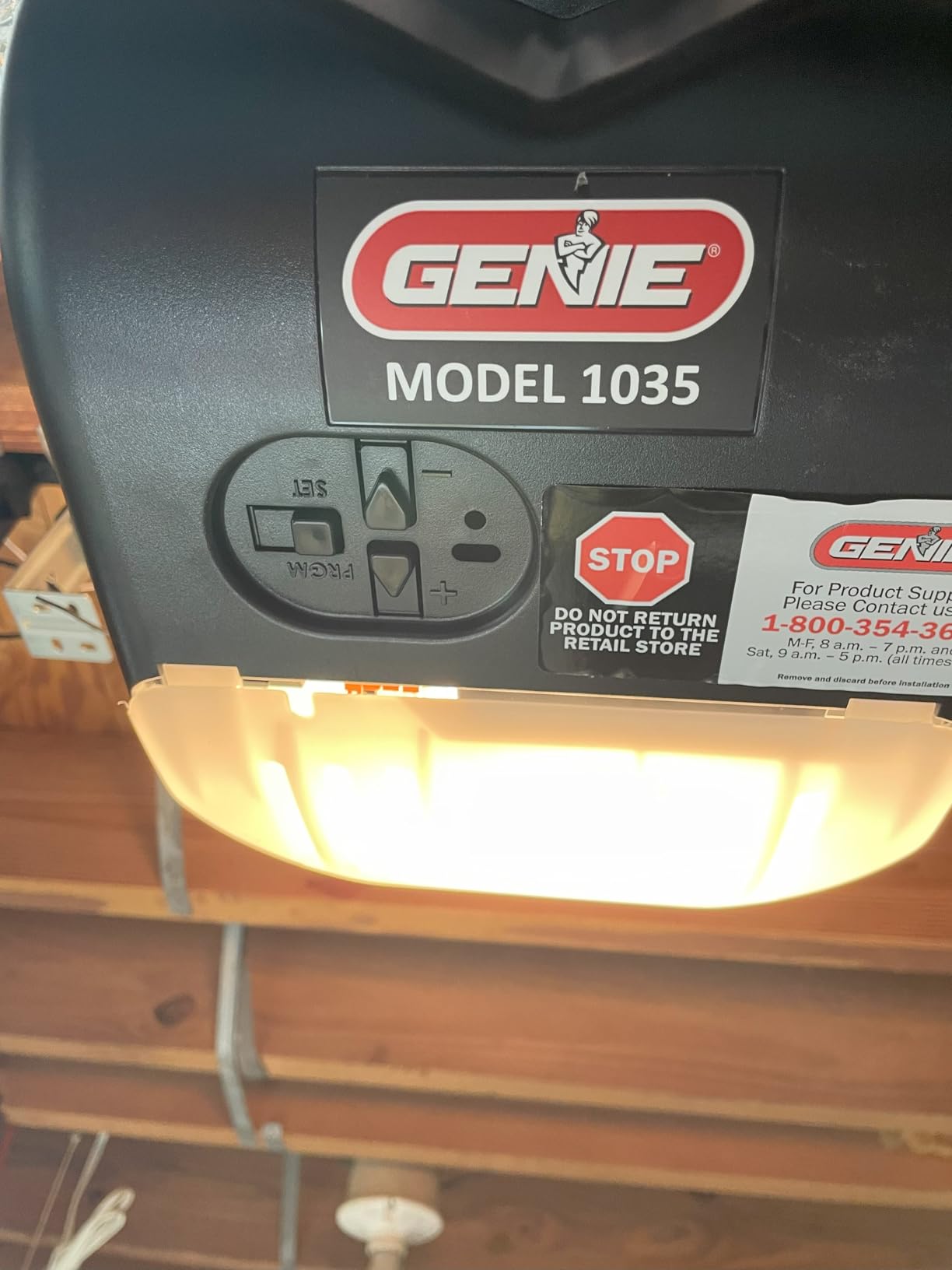 Genie Chain Drive 500 Garage Door Opener - Model 1035 - Reliable Chain Drive Garage Opener customer photo 1