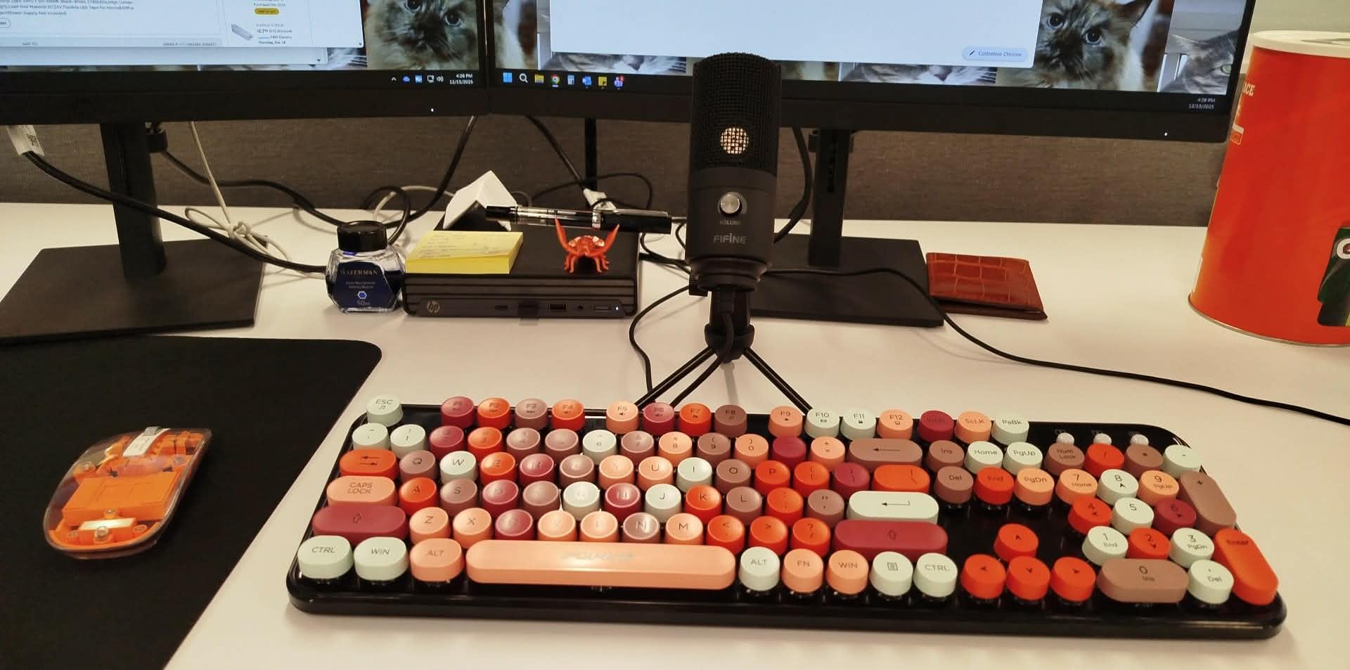 FIFINE USB Microphone, Metal Condenser Recording Microphone for MAC OS, Windows, Cardioid Laptop Mic for Recording Vocals, Voice Overs, Streaming, Meeting and YouTube Videos-K669B customer photo 1