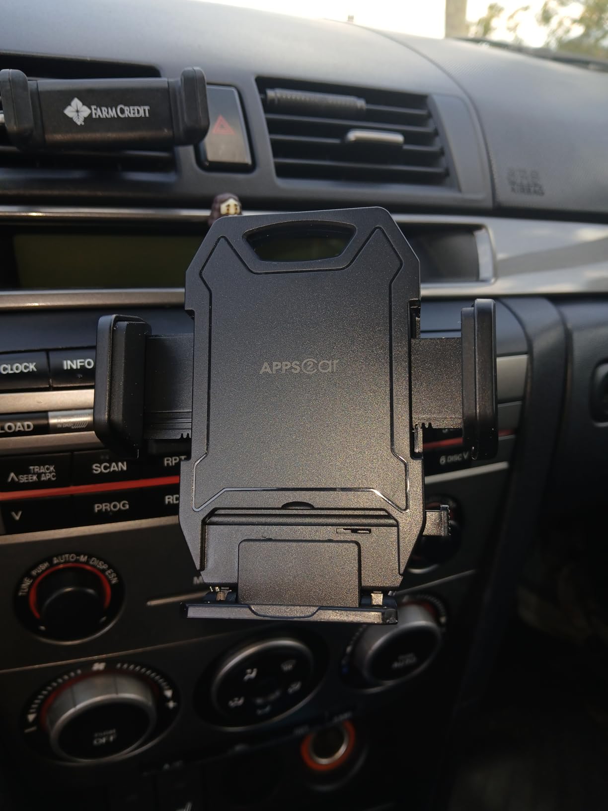 APPS2Car Sturdy CD Slot Phone Mount with One Hand Operation Design, Hands-Free Car Phone Holder Universally Compatible with All iPhone & Android Cell Phones, for Smartphone Mobile - Customer Photo 4