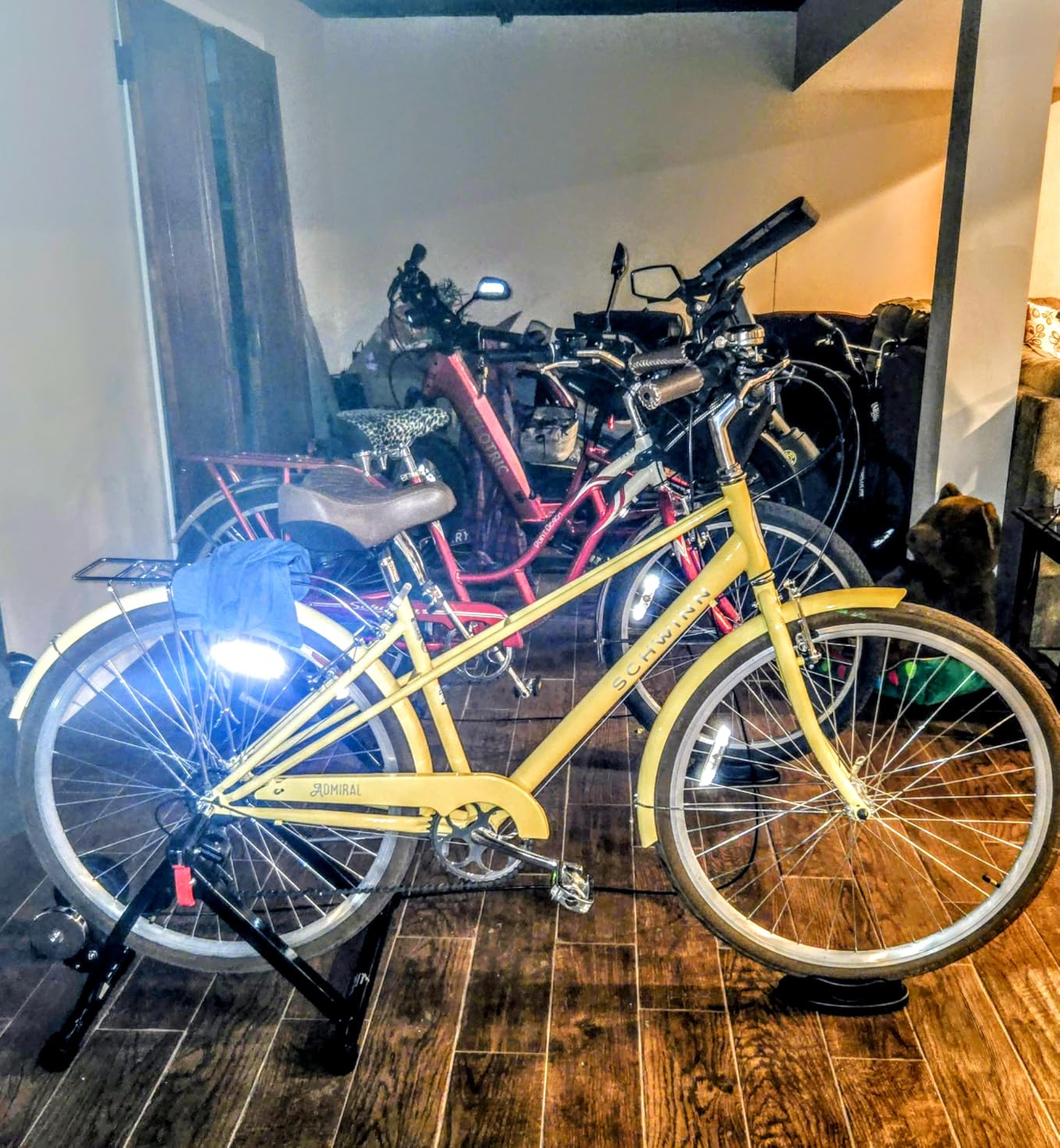 Sportneer Bike Trainer - Magnetic Stationary Bike Stand for 26-28