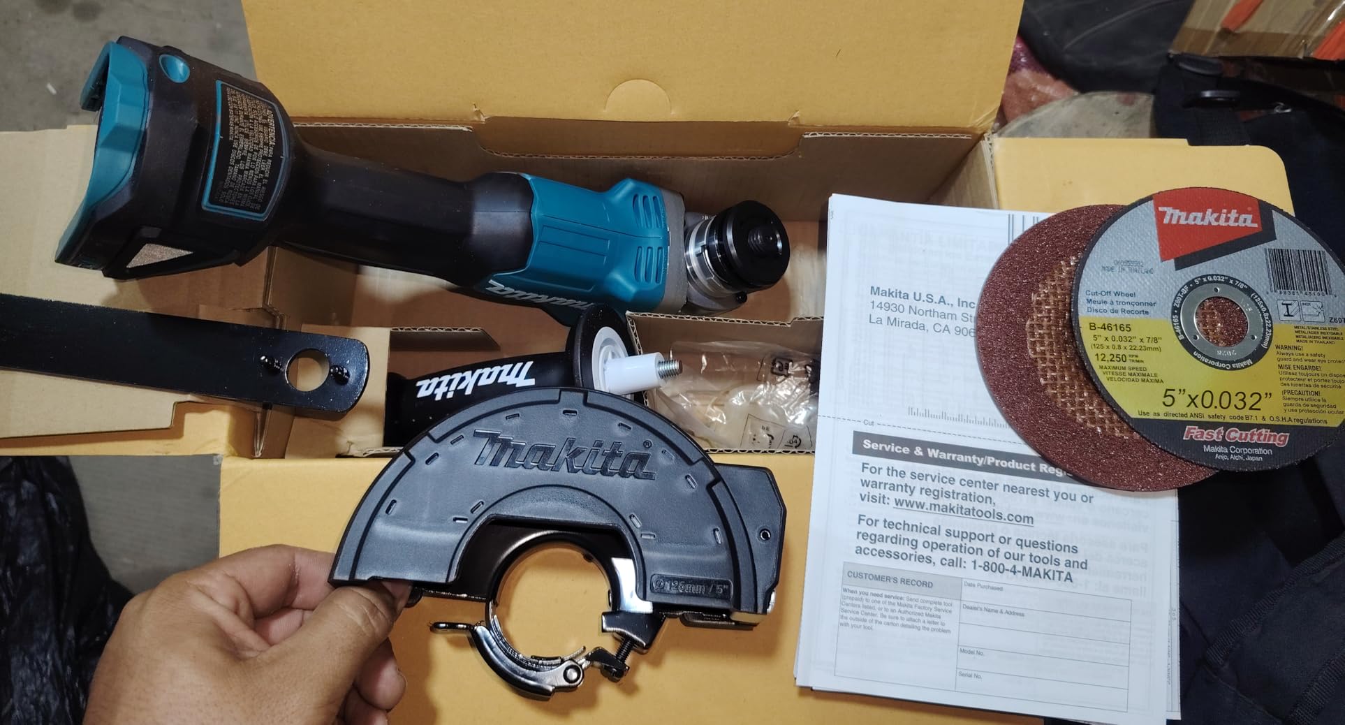 Makita XAG04Z 18V LXT® Lithium-Ion Brushless Cordless 4-1/2