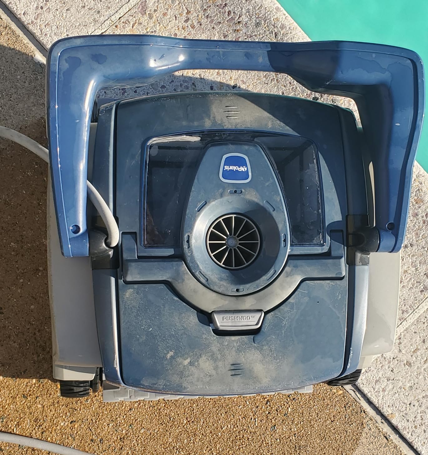 Polaris 8050 Sport Robotic Pool Cleaner, Automatic Vacuum for InGround Pools up to 40ft, Wall Climbing Vac w/Strong Suction & Easy Access Transparent Lid - Customer Photo 2