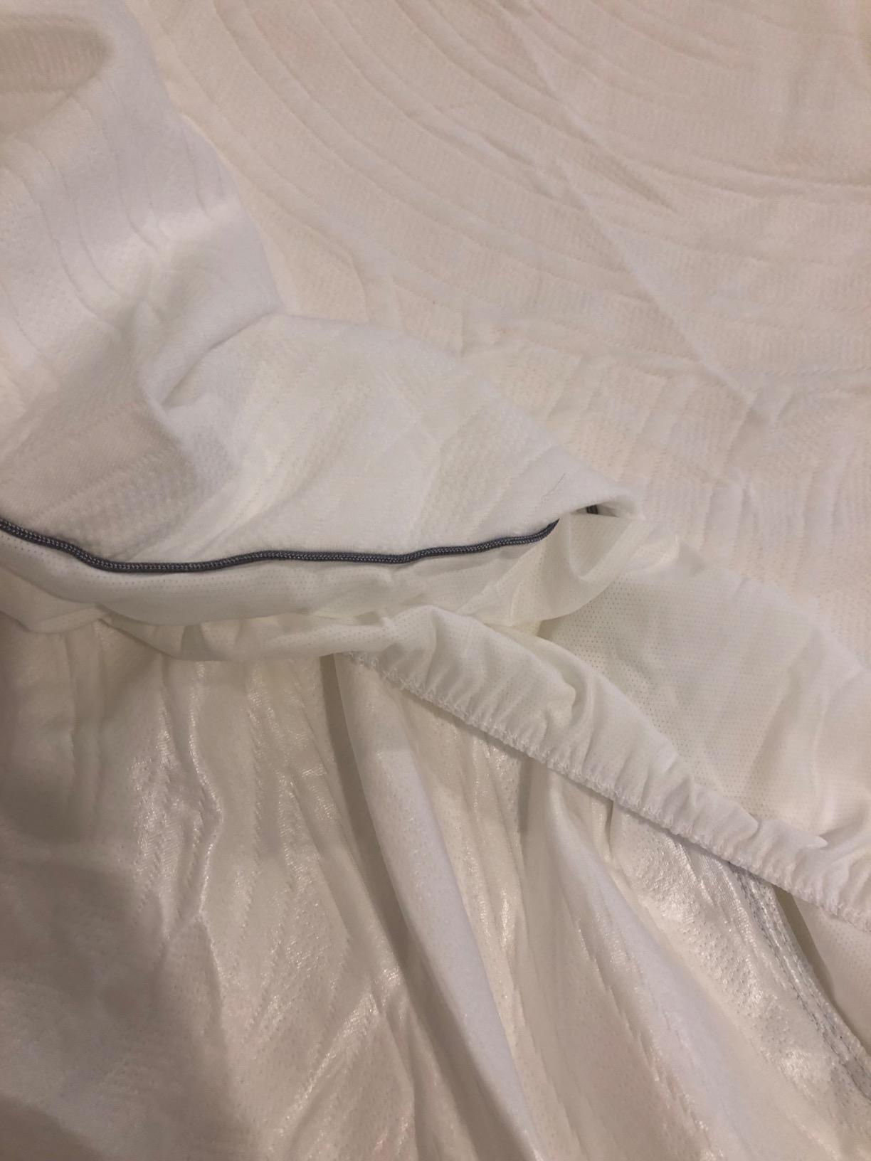 Tempur-Pedic TEMPUR-Protect Waterproof Mattress Protector, King, White - Customer Photo 1