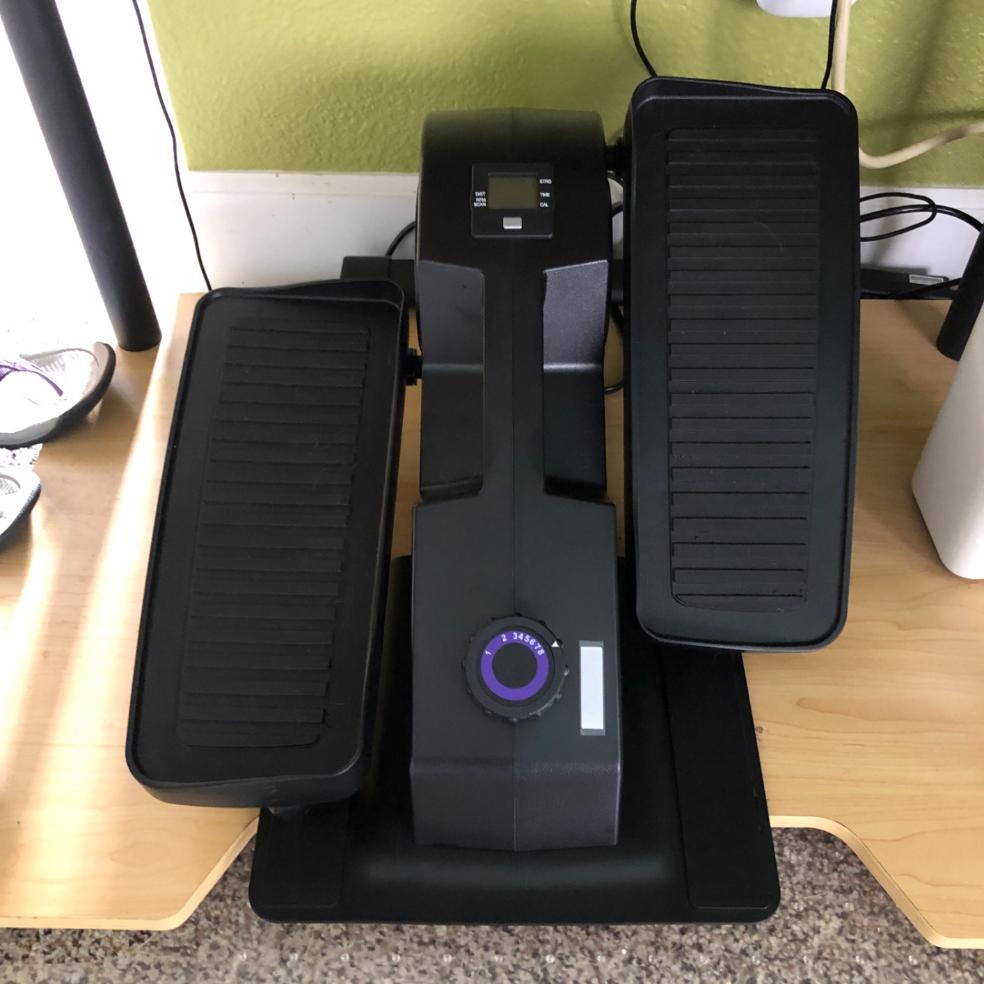 Cubii JR1, Under Desk Elliptical, Under Desk Bike Pedal Exerciser, Seated Elliptical, Work from Home Fitness, Mini Elliptical Machines for Home Use, Cubii Exerciser for Seniors, Desk Exercise - Customer Photo 2