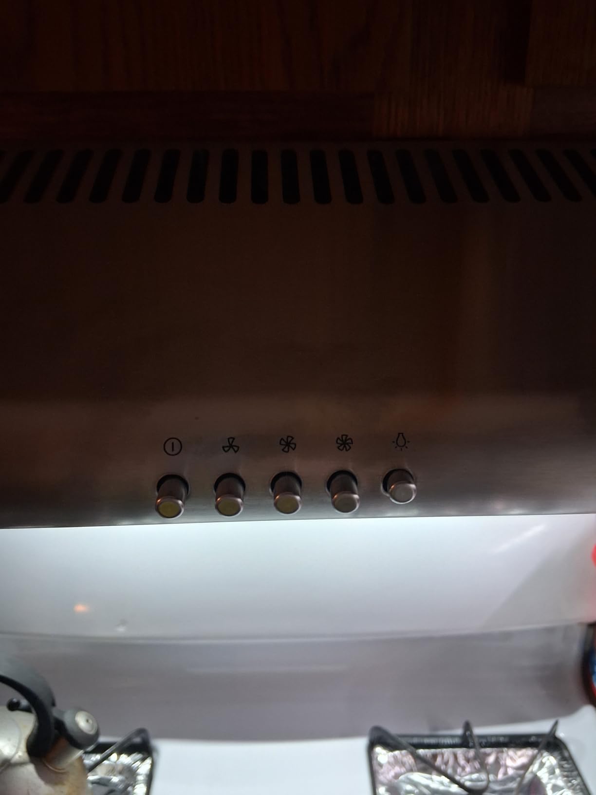 COSMO COS-5MU30 30 in. Delta Collection Ducted Under Cabinet Range Hood, Button Controls, Reusable Filters, LED Lights, Stainless Steel customer photo 1