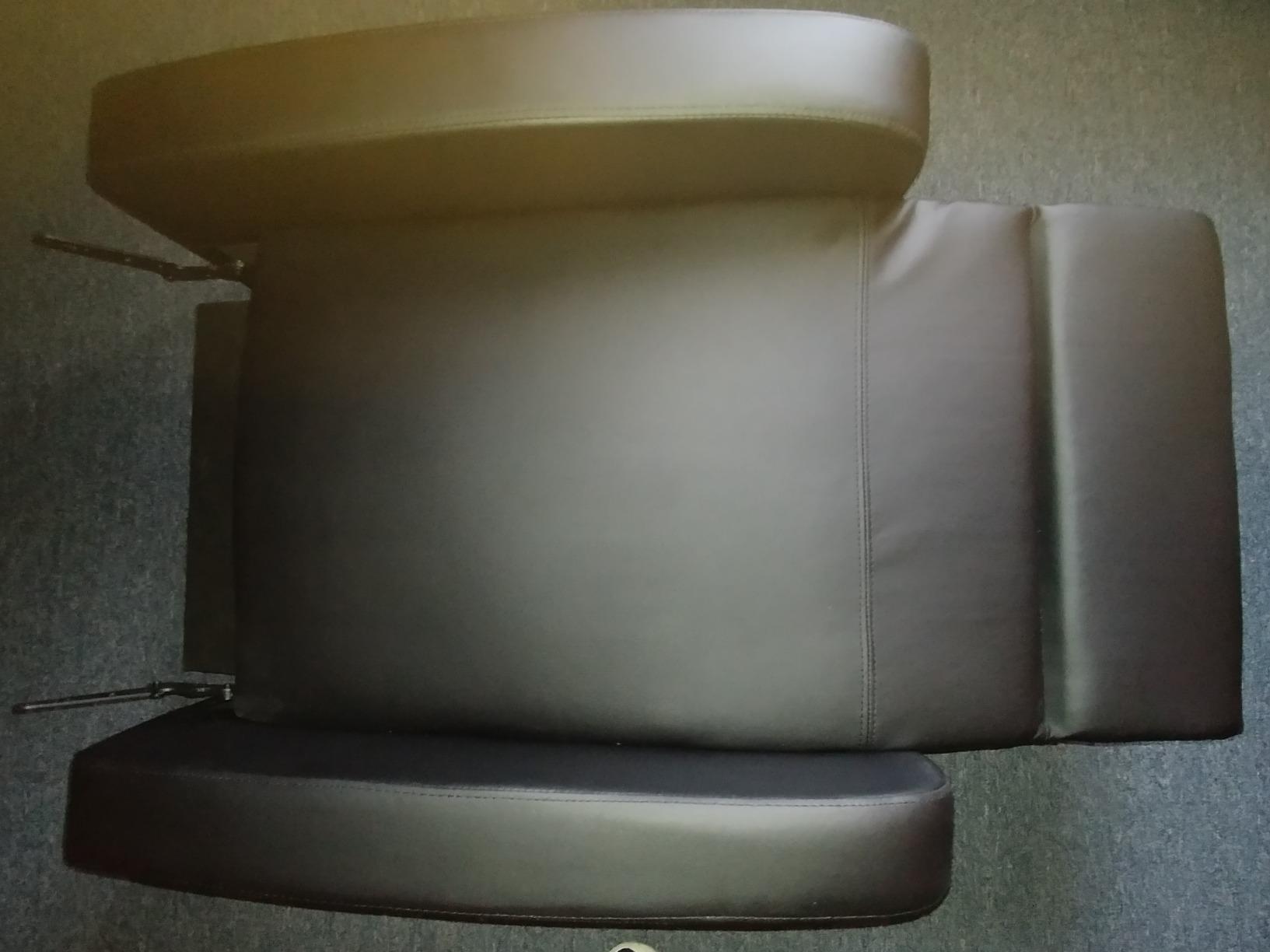 FDW Recliner Chair Single Reclining Sofa Leather Chair Home Theater Seating Living Room Lounge Chaise with Padded Seat Backrest (Brown) - Customer Photo 1