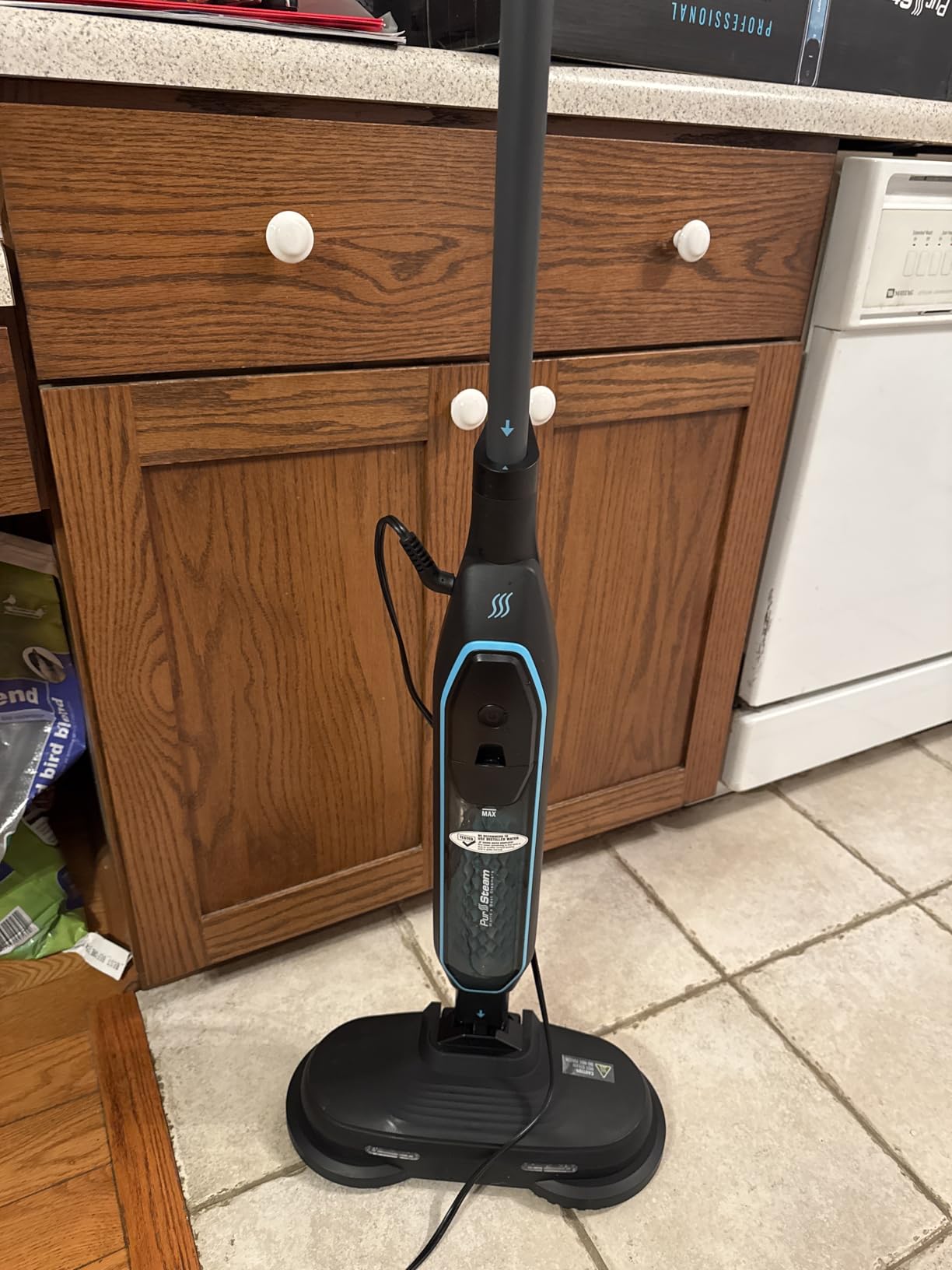PurSteam 10-in-1 Steam Mop, Floor Steamer with Detachable Handheld Steam Cleaner for Tile, Hardwood Floors - Customer Photo 1