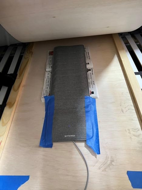Withings Sleep - Sleep Tracking Pad Under The Mattress With Sleep Cycle Analysis - Customer Photo 2