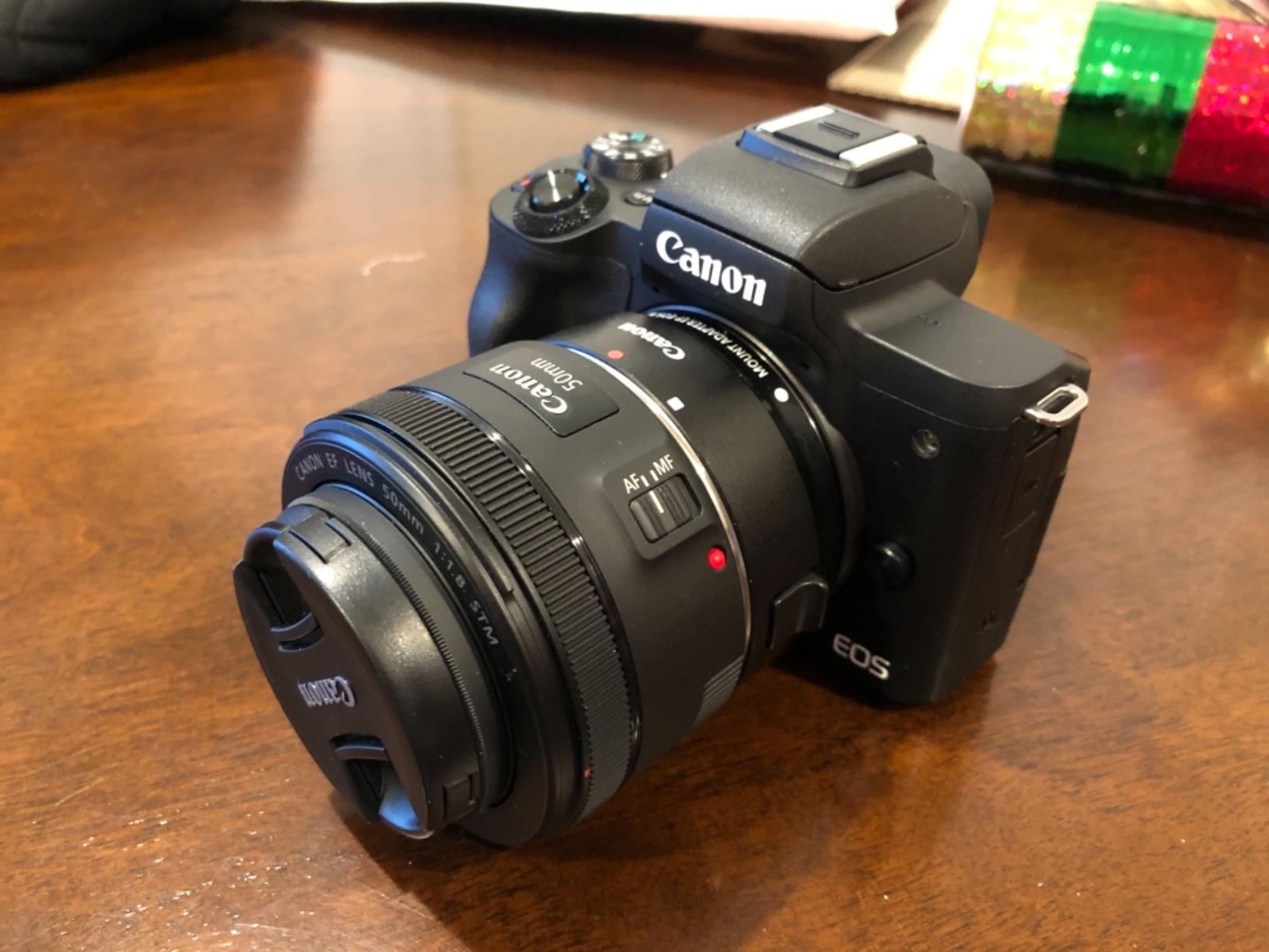 Canon EOS M50 Mirrorless Digital 4K Vlogging Camera with Dual Pixel CMOS Autofocus, DIGIC 8 Image Processor, Built-in Wi-Fi, NFC and Bluetooth technology, Body, Black - Customer Photo 2