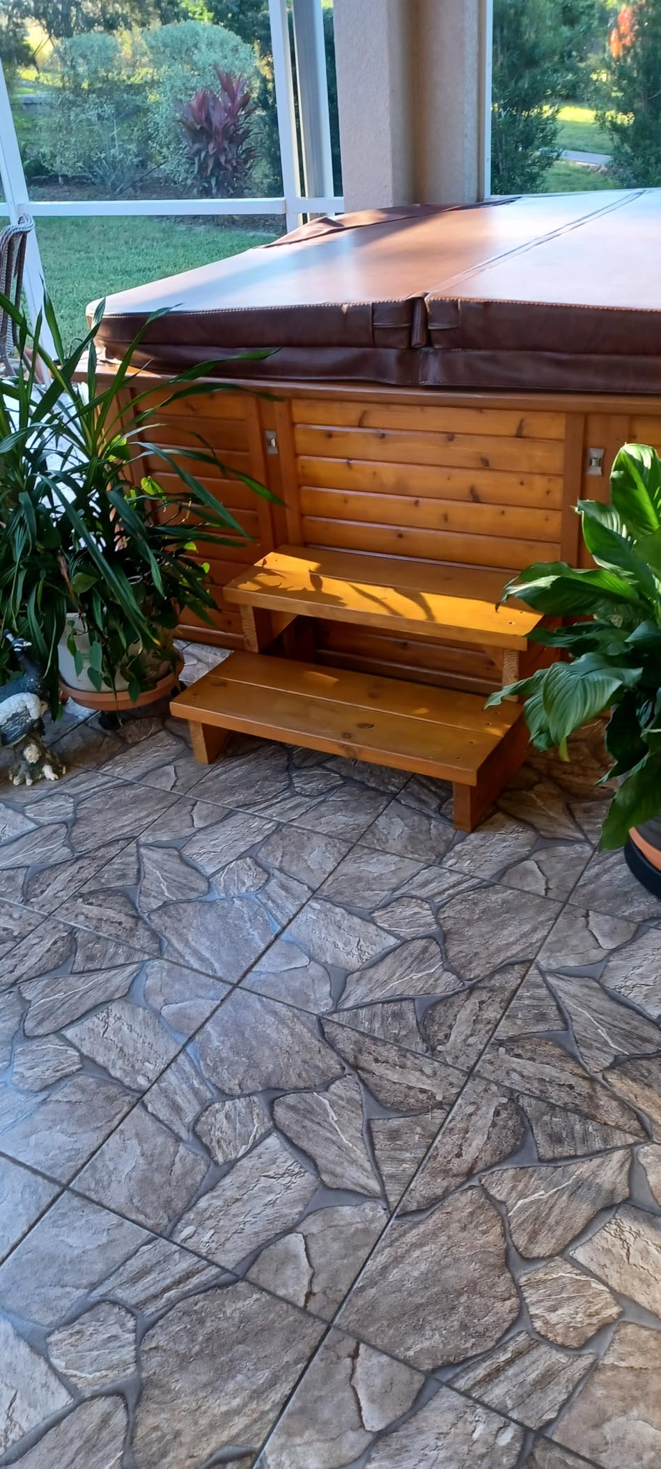 Olympic Maximum 1 gal. Redwood Semi-Transparent Exterior Ready to Use Stain and Sealer in One Low VOC - Customer Photo 1