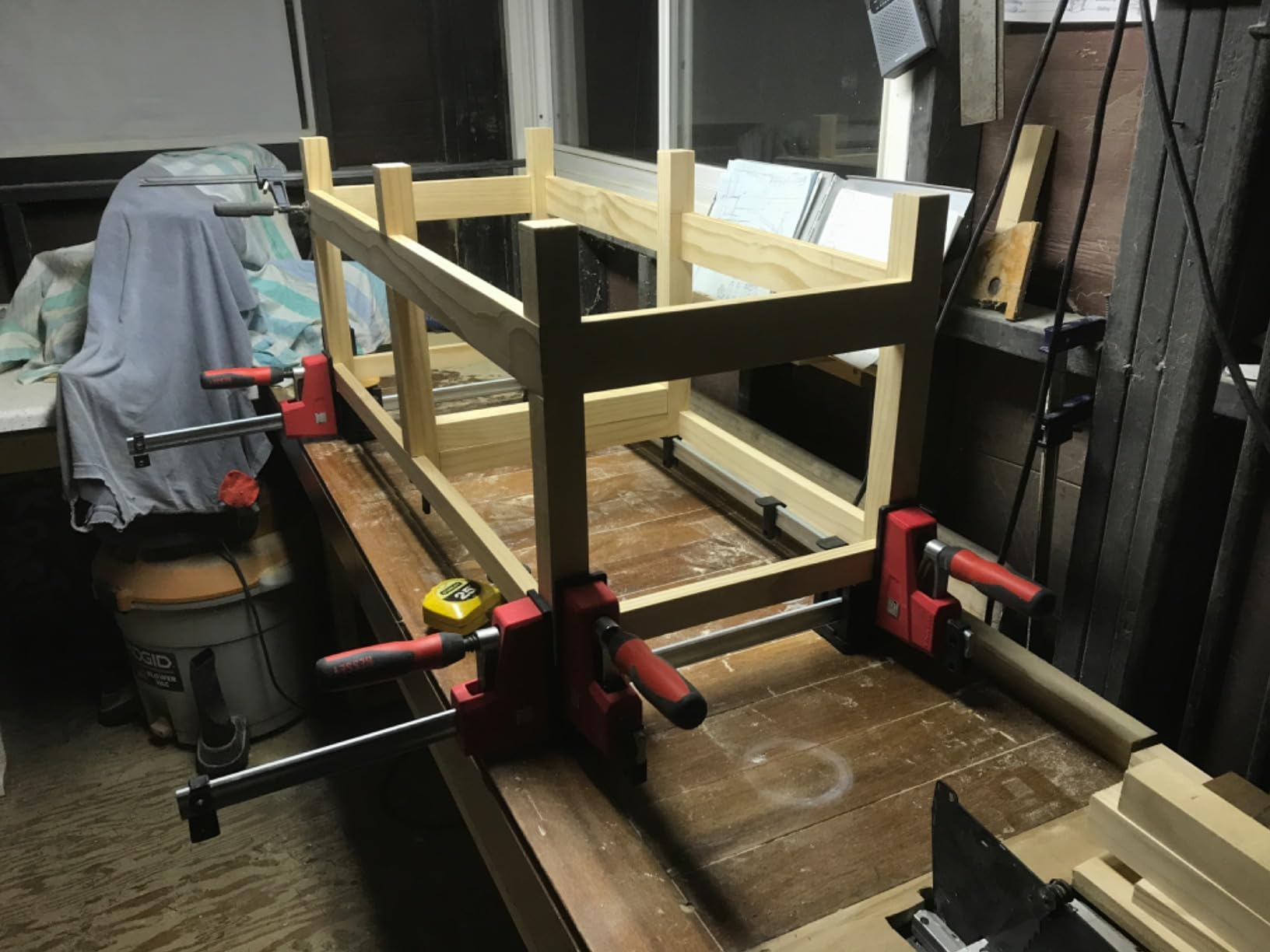 BESSEY KREK2440 K Body REVO Clamp Kit, 2 x 24 In., 2 x 40 In. and 1 set of KP Blocks - 1700 lbs Nominal Clamping Force. Spreader, and Woodworking Accessories - Clamps and Tools for Cabinetry - Customer Photo 1