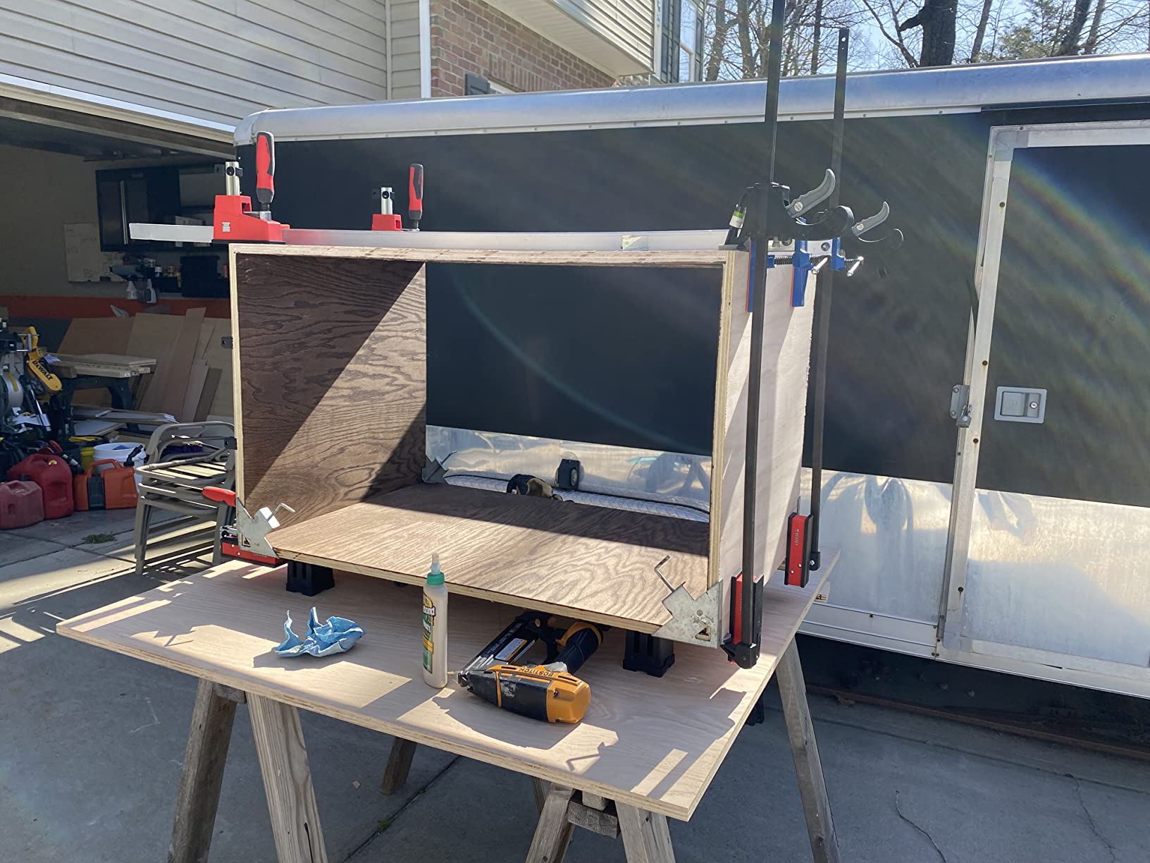 BESSEY KREK2440 K Body REVO Clamp Kit, 2 x 24 In., 2 x 40 In. and 1 set of KP Blocks - 1700 lbs Nominal Clamping Force. Spreader, and Woodworking Accessories - Clamps and Tools for Cabinetry - Customer Photo 2