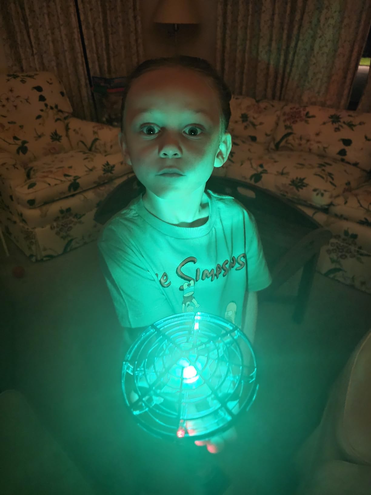 Force1 Scoot Hand Operated Drone for Kids or Adults - Hands Free Motion Sensor Mini Drones, Easy LED Indoor Rechargeable UFO Toy Flying Orb Ball Drone Toys for Boys and Girls (Blue) - Customer Photo 1