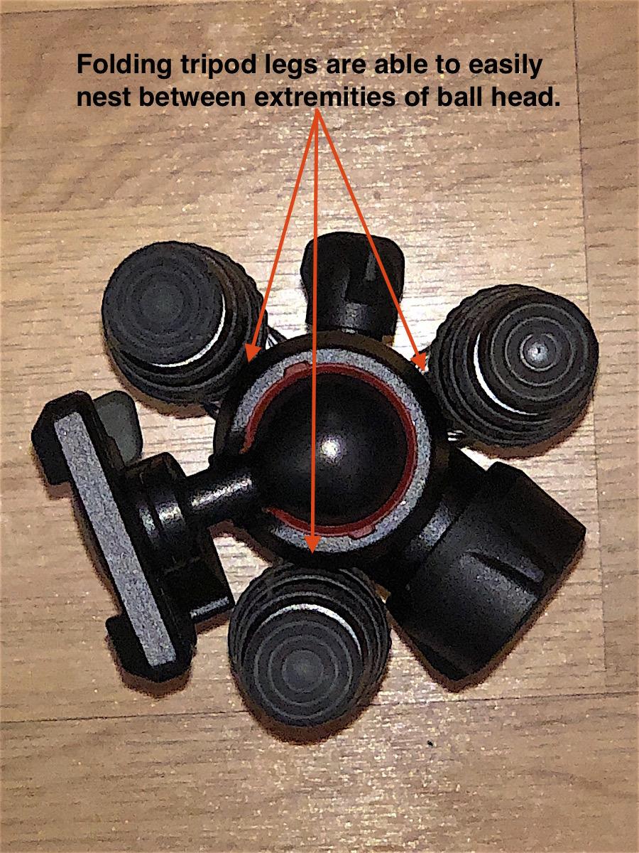 Manfrotto Compact Ball Head 496, Fluid Ball Head for Camera Tripod, Camera Stabilizer, Photography Equipment, for Precise Framing - Customer Photo 2