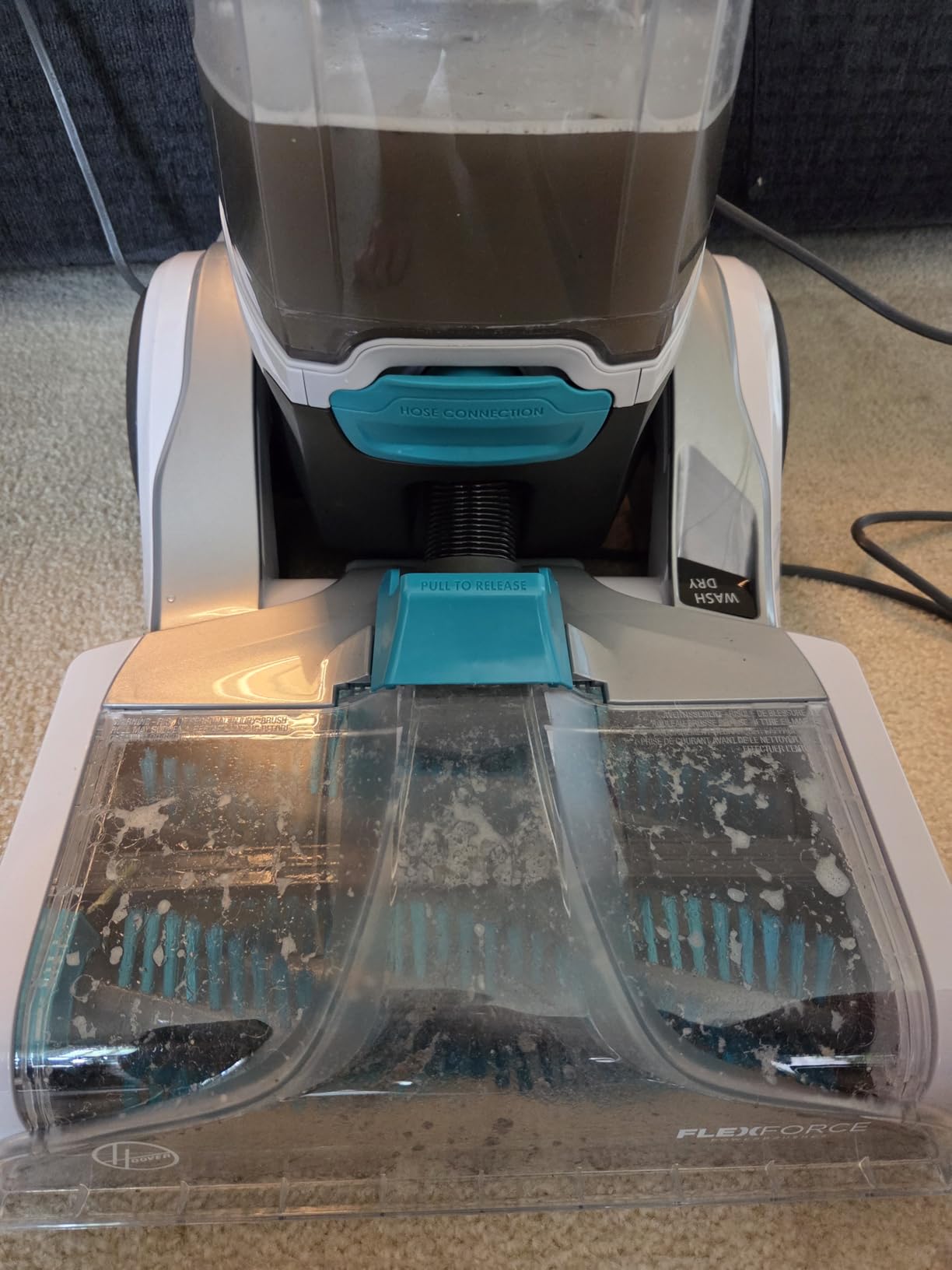 Hoover SmartWash+ Automatic Carpet Cleaner Machine for Carpet and Upholstery, Deep Cleaning Carpet Shampooer Machine, Pair with a Hoover Carpet Cleaner Solution for a Bright, Refreshed Home - Customer Photo 4