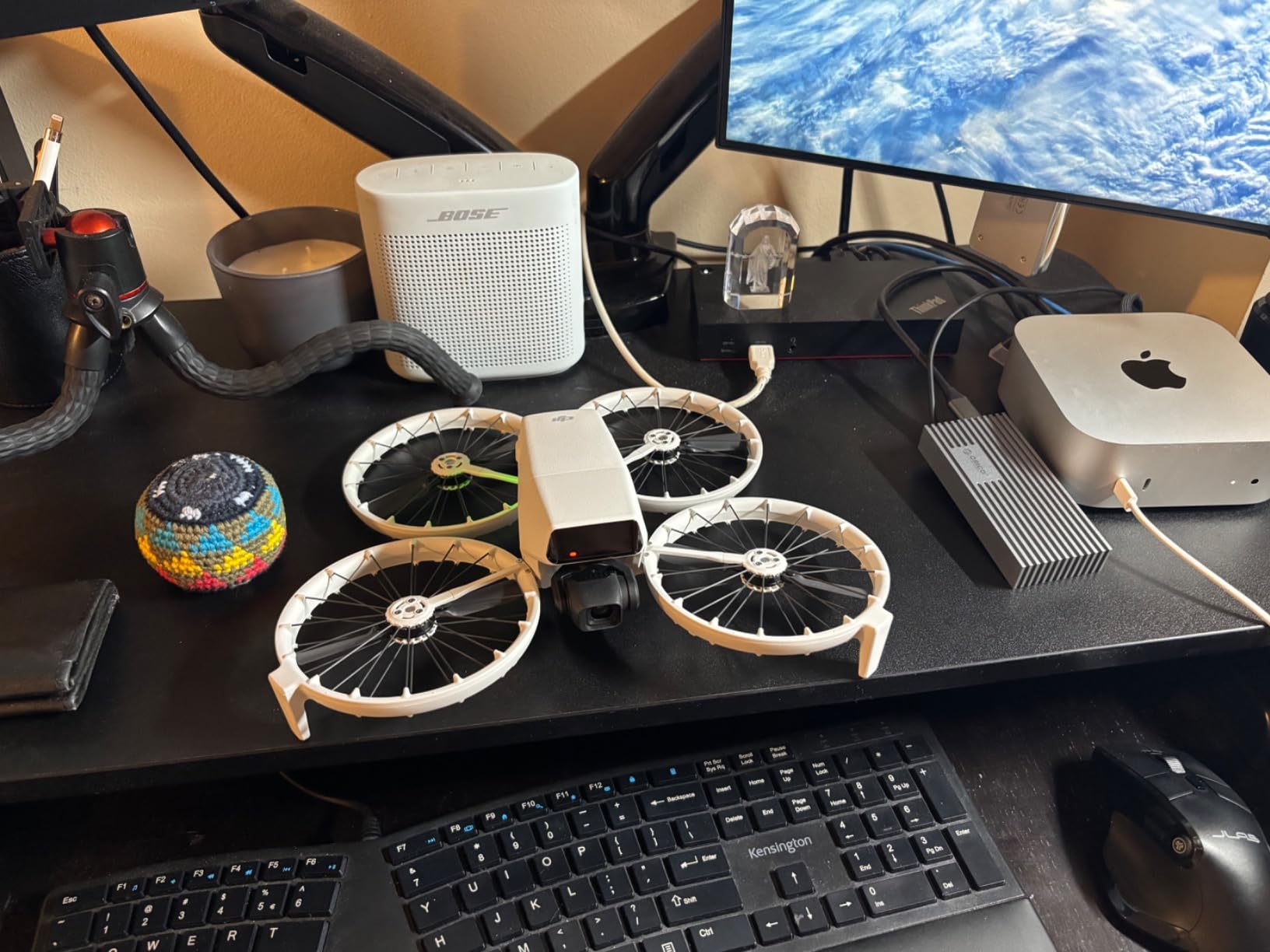 DJI Flip With RC 2 Screen Remote Controller, Follow Me Drone With 4K UHD Camera for Adults, Under 249 g, 3-Axis Gimbal Stabilization, 44000ft/13km Video Transmission, Palm Takeoff, 31-Min Flight Time - Customer Photo 3